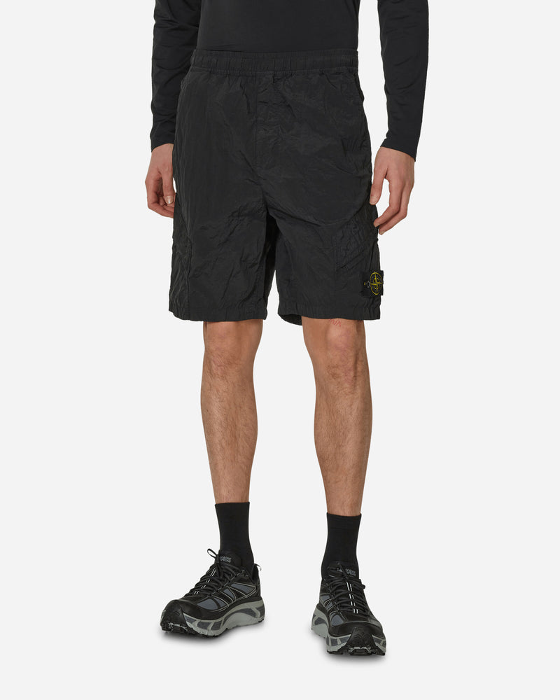 Nylon Metal Cargo Shorts Black