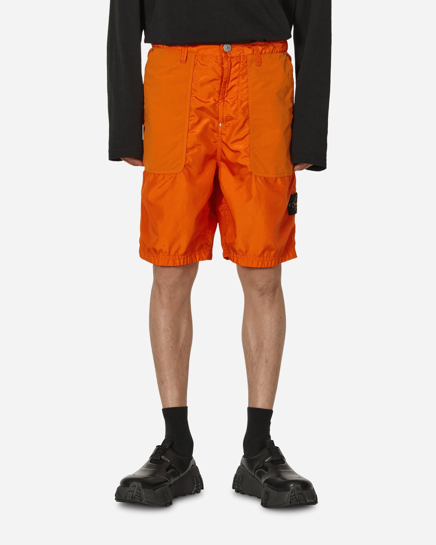 Stone Island Bermuda Comfort Orange Shorts Short 8015L1932 V0032