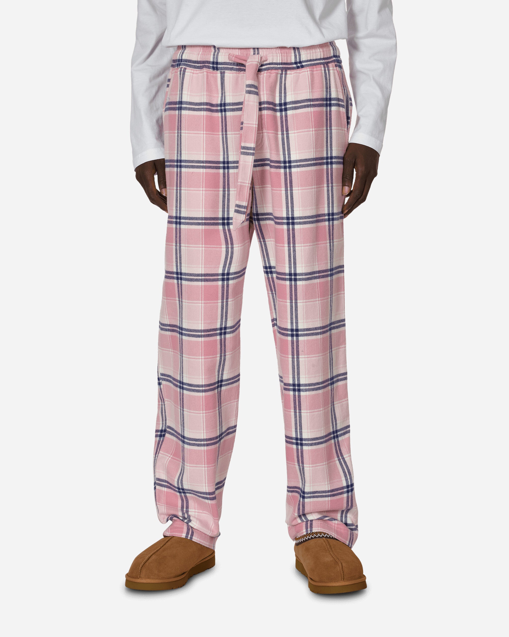 Flannel Plaid Pijamas Pants Pink