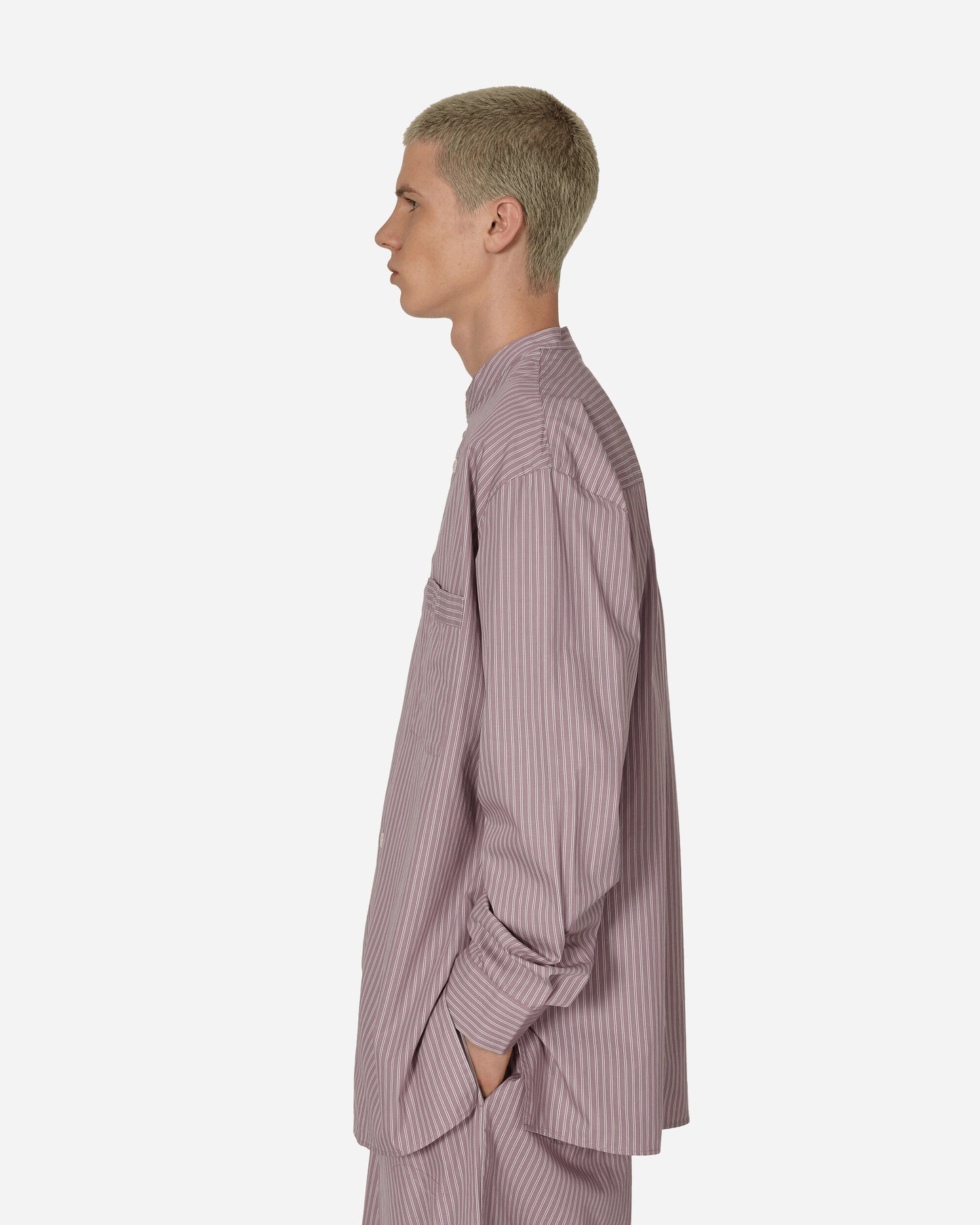 Tekla Sleeping Shirt Mauve Stripes Underwear Pajamas SWT MAS