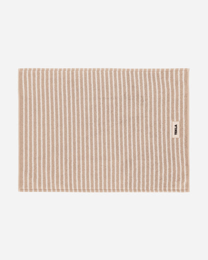 Tekla Bath Mat - Striped Ivory Stripes Textile Bath Towels BM-IVST-70x50 IVST