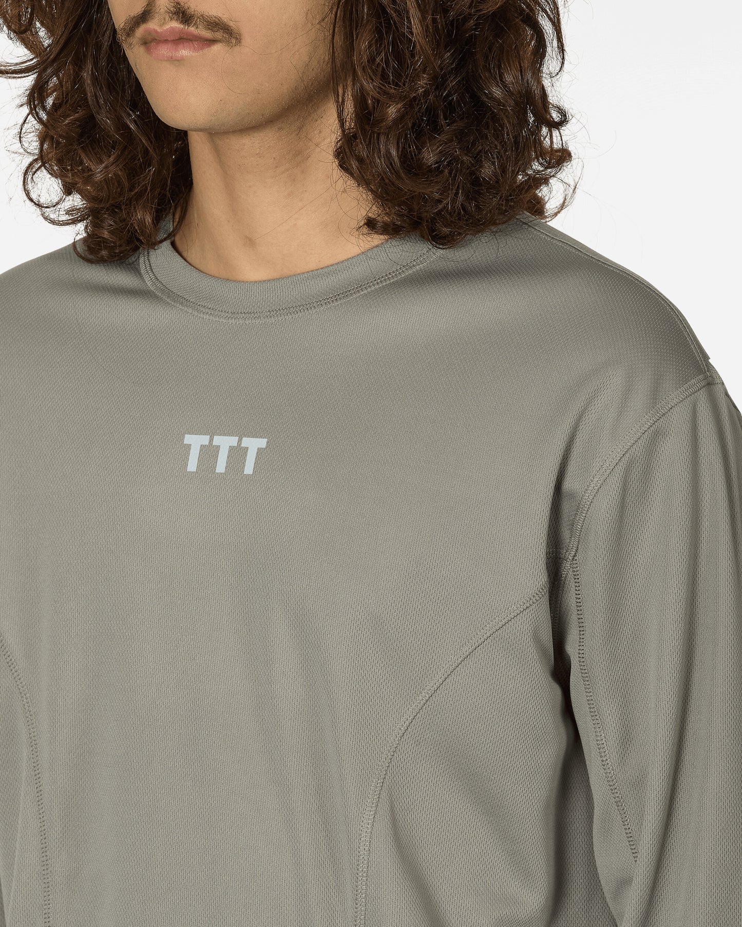 The Trilogy Tapes Ttt Longsleeve Running Top Grey T-Shirts Longsleeve TTT11LS001 001