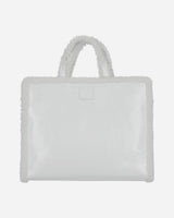 UGG U Ugg X Telfar M Shopper Crinkle White Bags and Backpacks Tote Bags 1155851 WHT