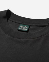 Umbro Logo T Shirt Inside Out Black T-Shirts Shortsleeve UBMW0163JY37 BLK0001