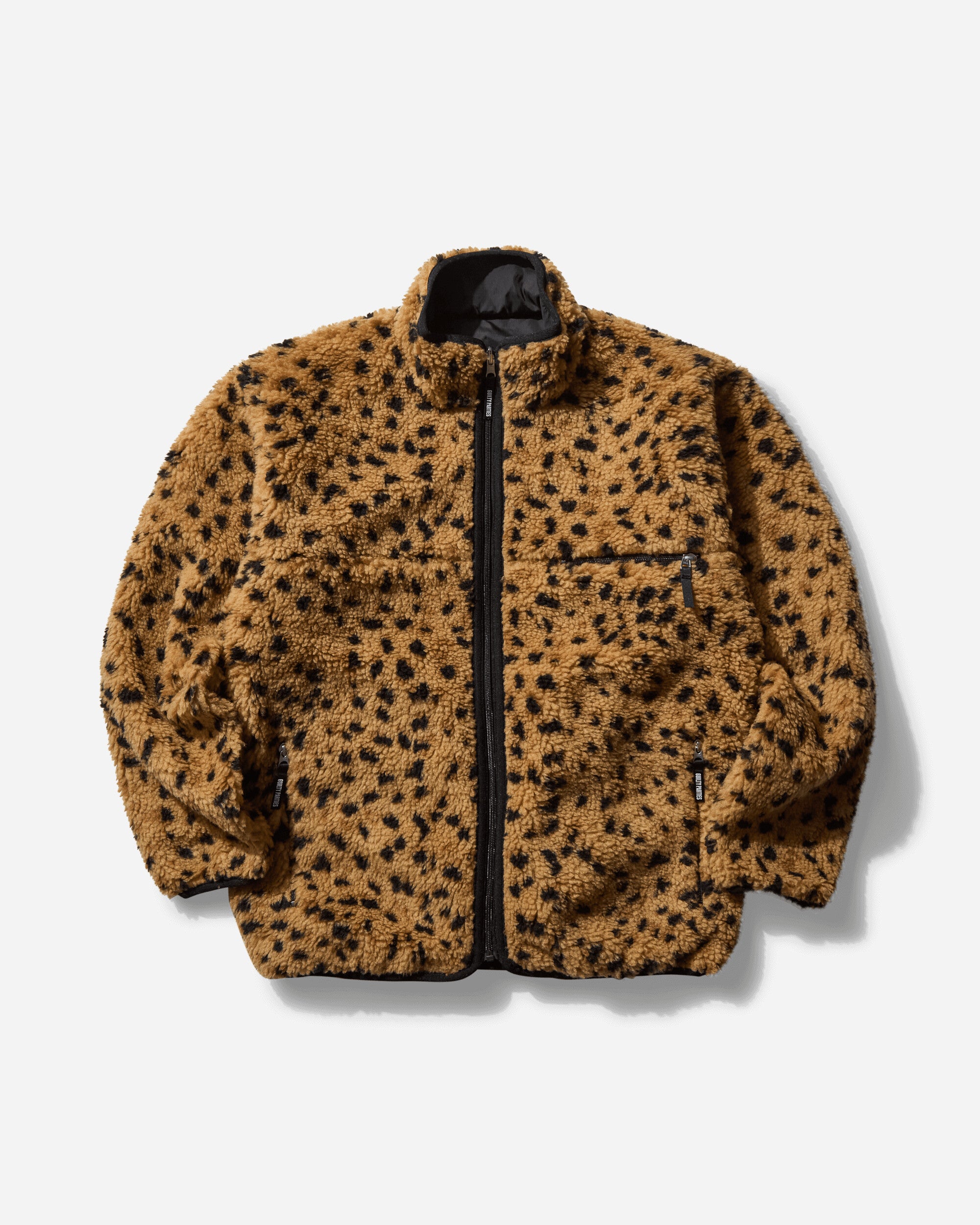 WACKO MARIA Reversible Leopard Boa Jacket Beige Coats and Jackets Jackets 24FW-WMO-OD03 BEIGE