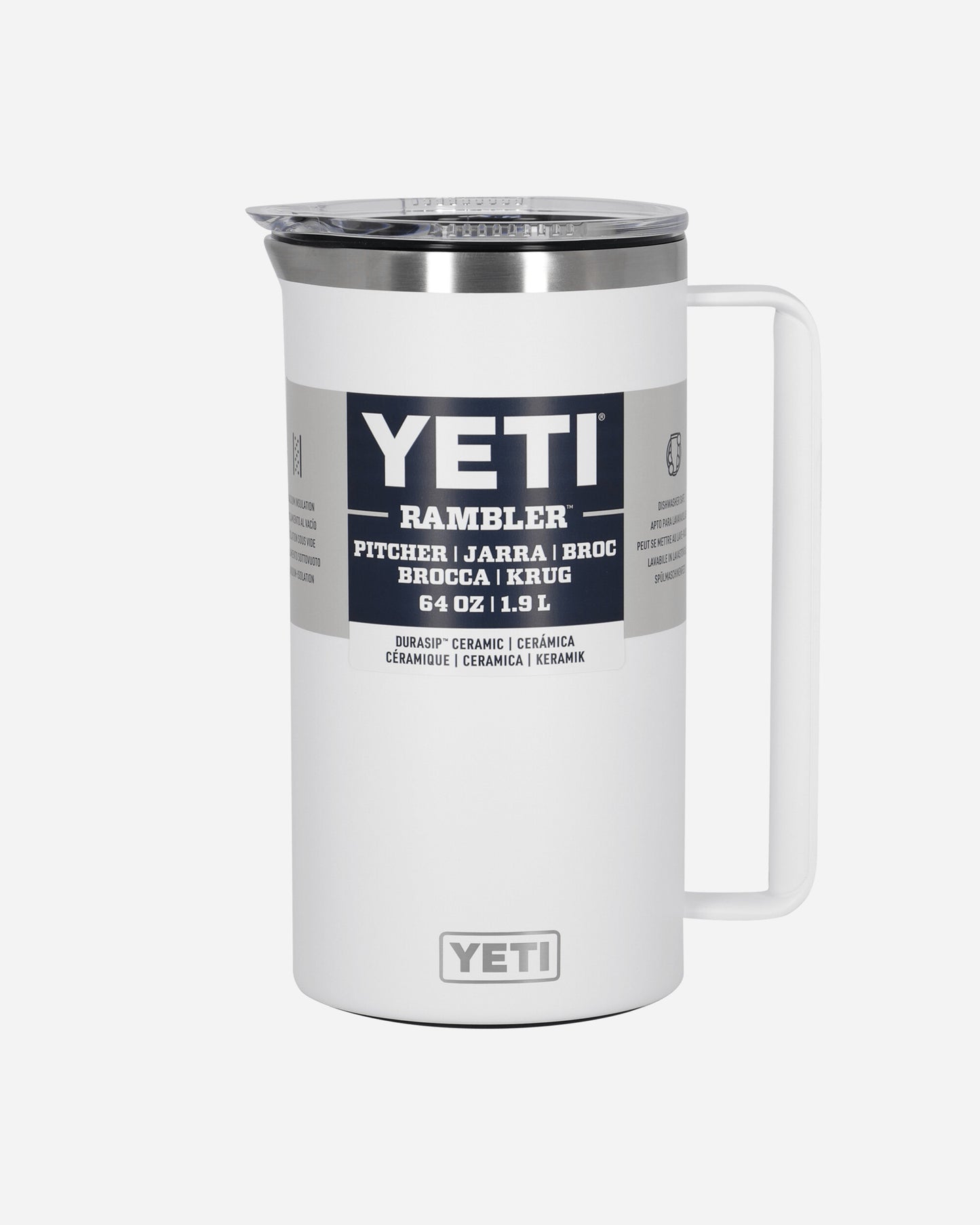 YETI Pitcher 64oz White Equipment Camping Gear 70000003659 WHT