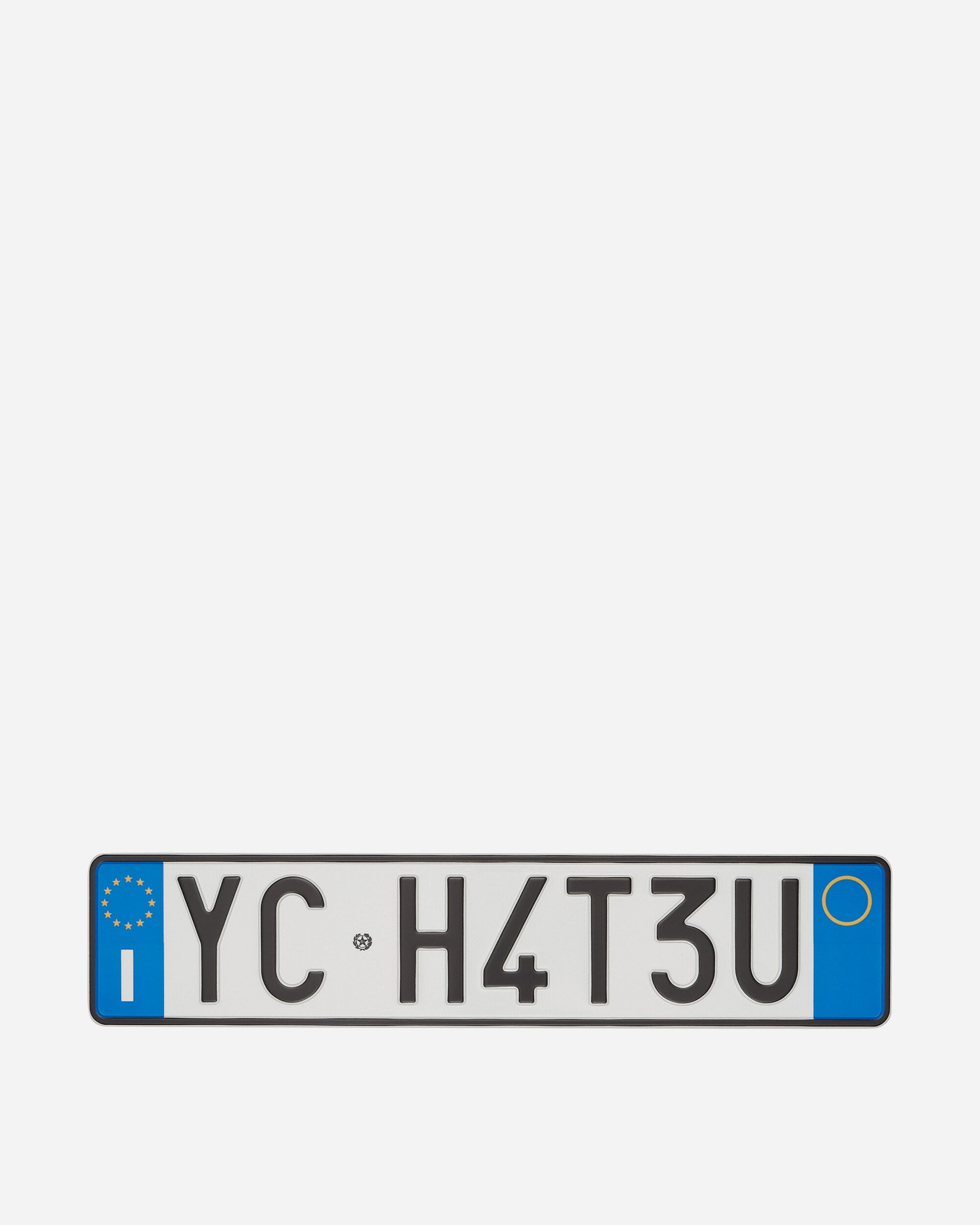 Youth Club Yc License Plate Black Home Decor Design Items LICENSEPLATE-PLATE BLACK