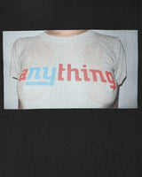 aNYthing Portrait T-Shirt White T-Shirts Shortsleeve ANY-057 WH