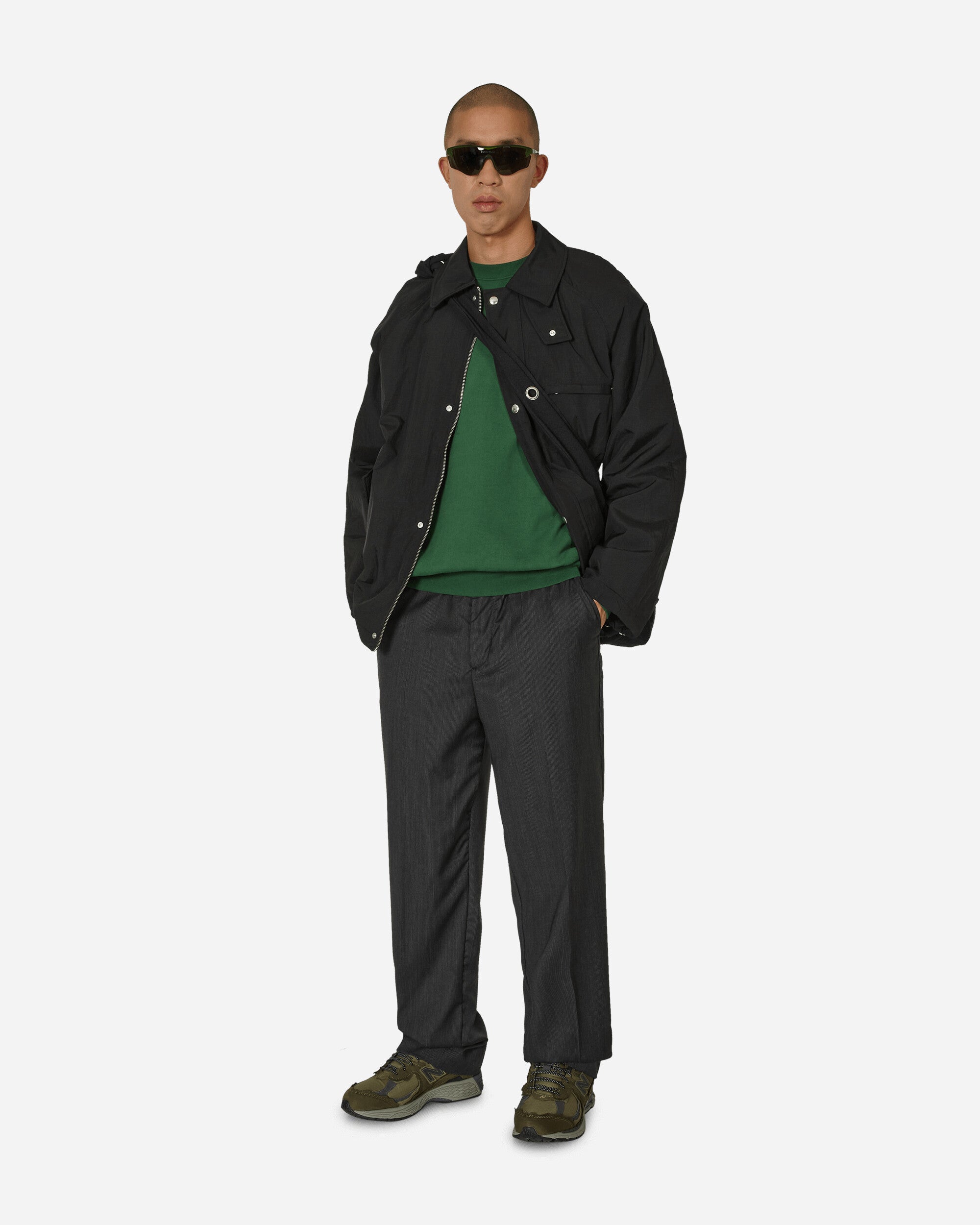 Fine Stripes Studio Trousers Anthracite