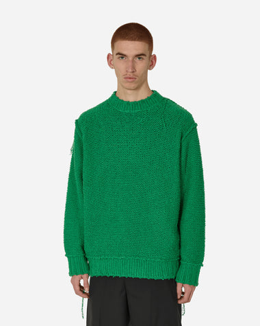 sacai Knit Pullover Green Knitwears Sweaters 24-03330M 551