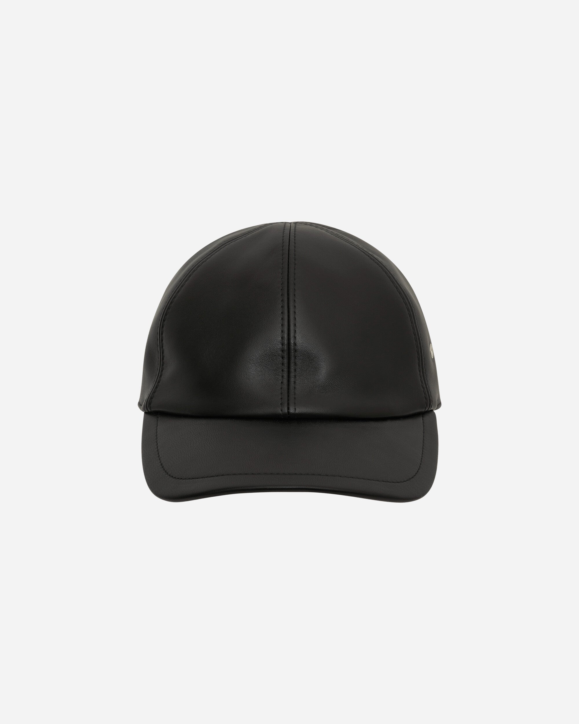 1017 ALYX 9SM Leather Baseball Cap Black Hats Caps AAUHA0021LE02 BLK0001