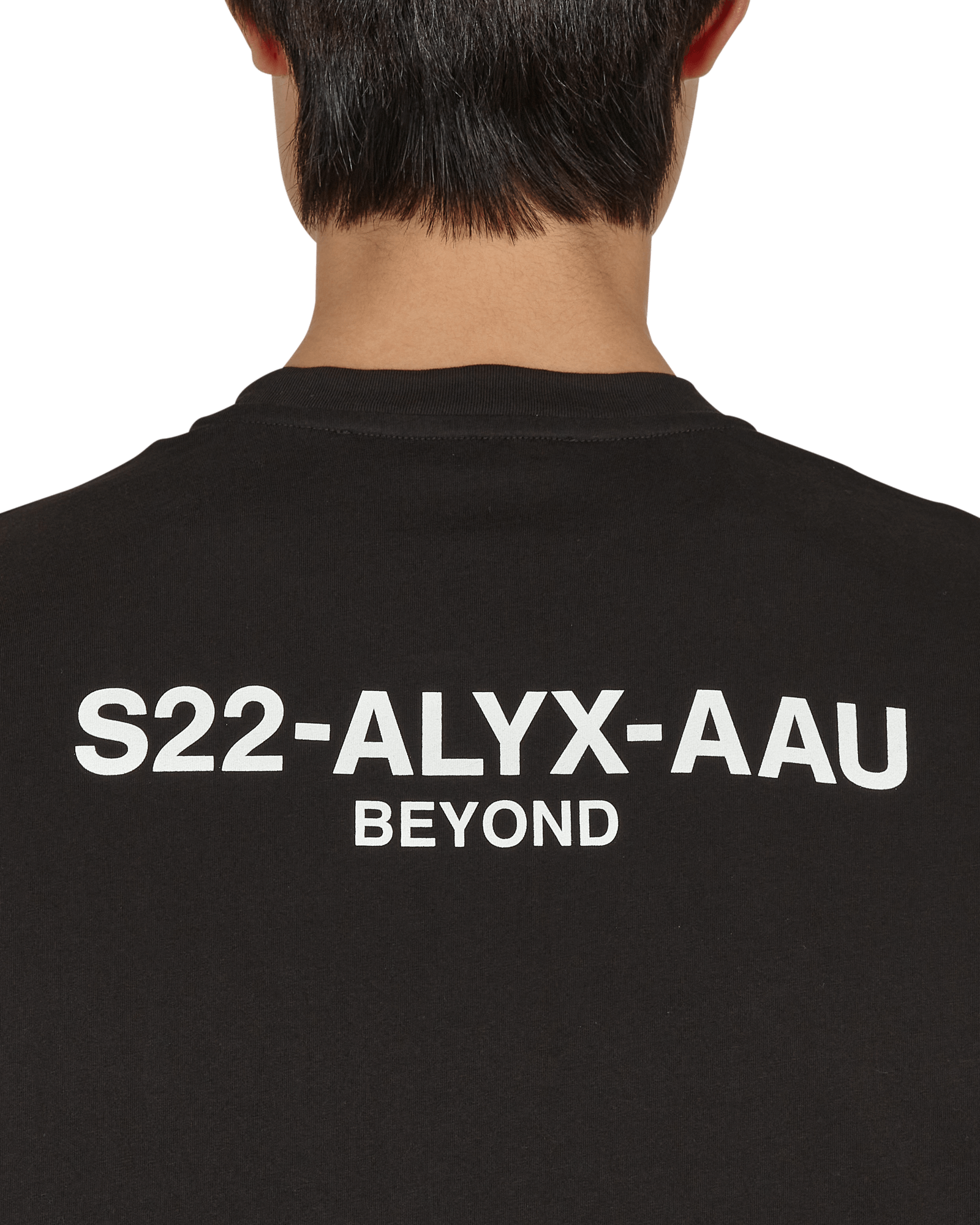 1017 Alyx 9SM Graphic Black T-Shirts Longsleeve AAUTS0261FA01 BLK0001