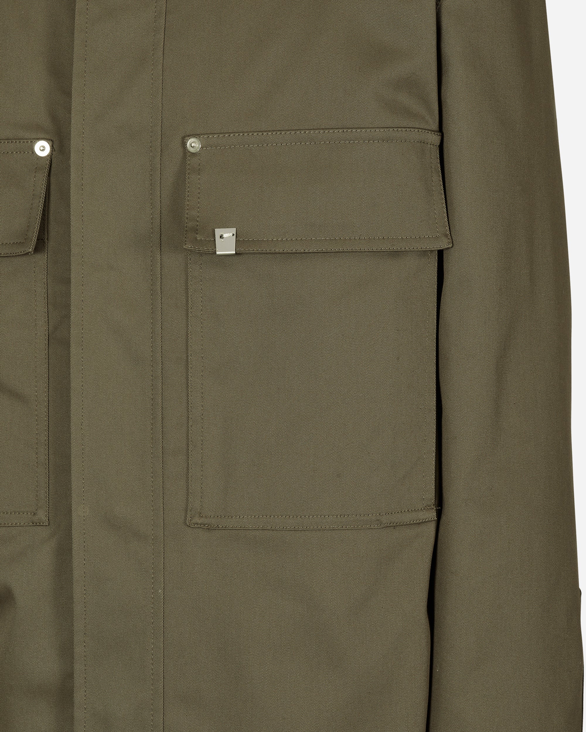 1017 Alyx 9SM Military Shirt Jacket Military Green Shirts Longsleeve AAMSH0168FA01 GRN0004