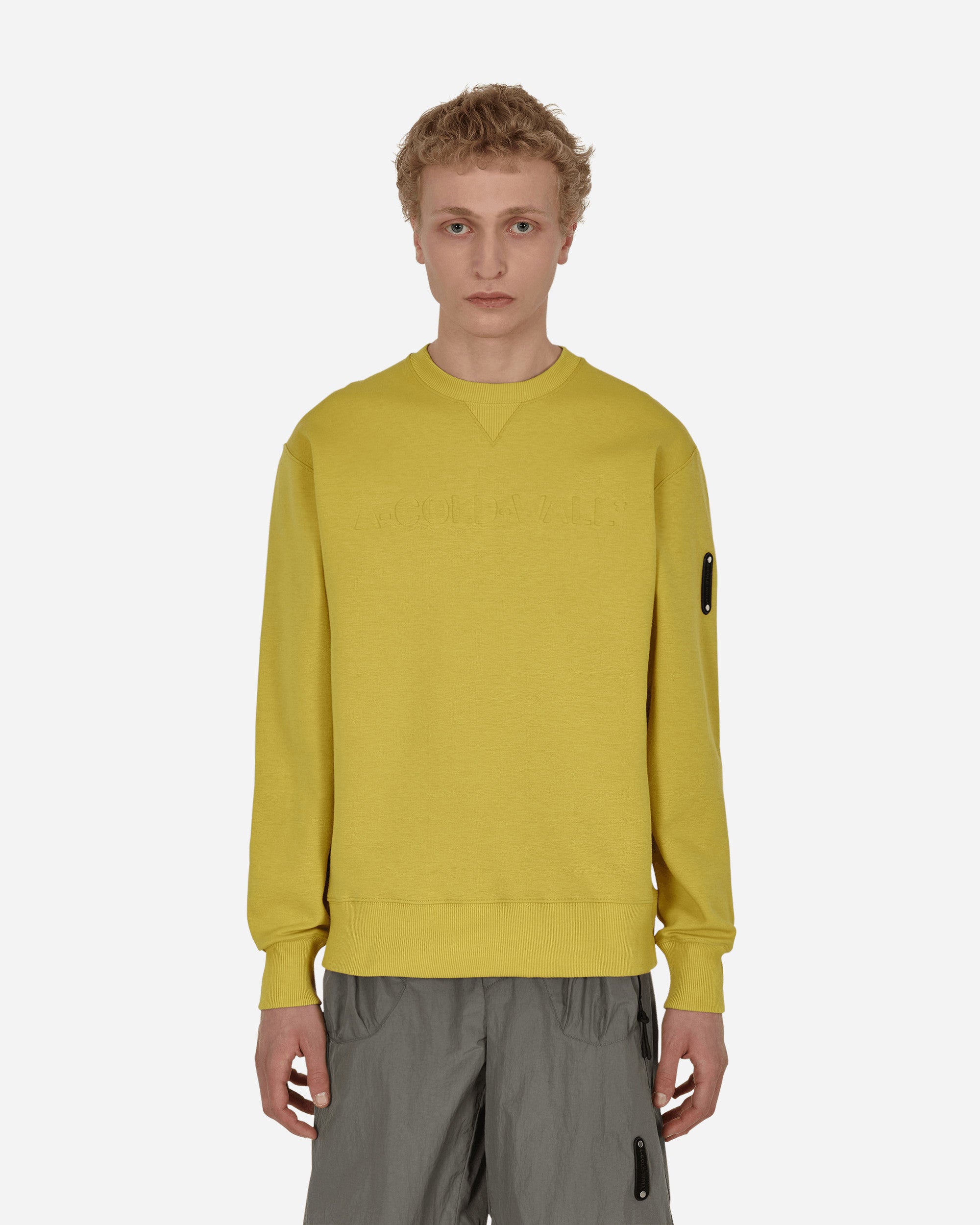 Gradient Crewneck Sweatshirt Yellow