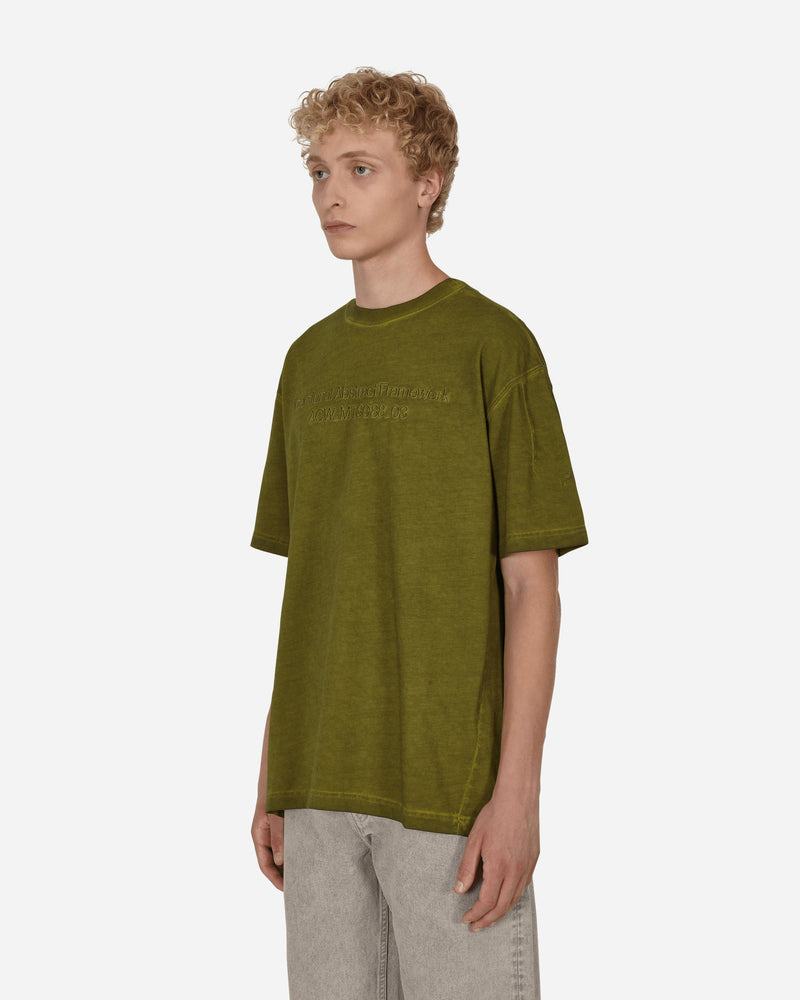 A-Cold Wall* Overdye T-Shirt Military Green T-Shirts Shortsleeve ACWMTS088 MLGR