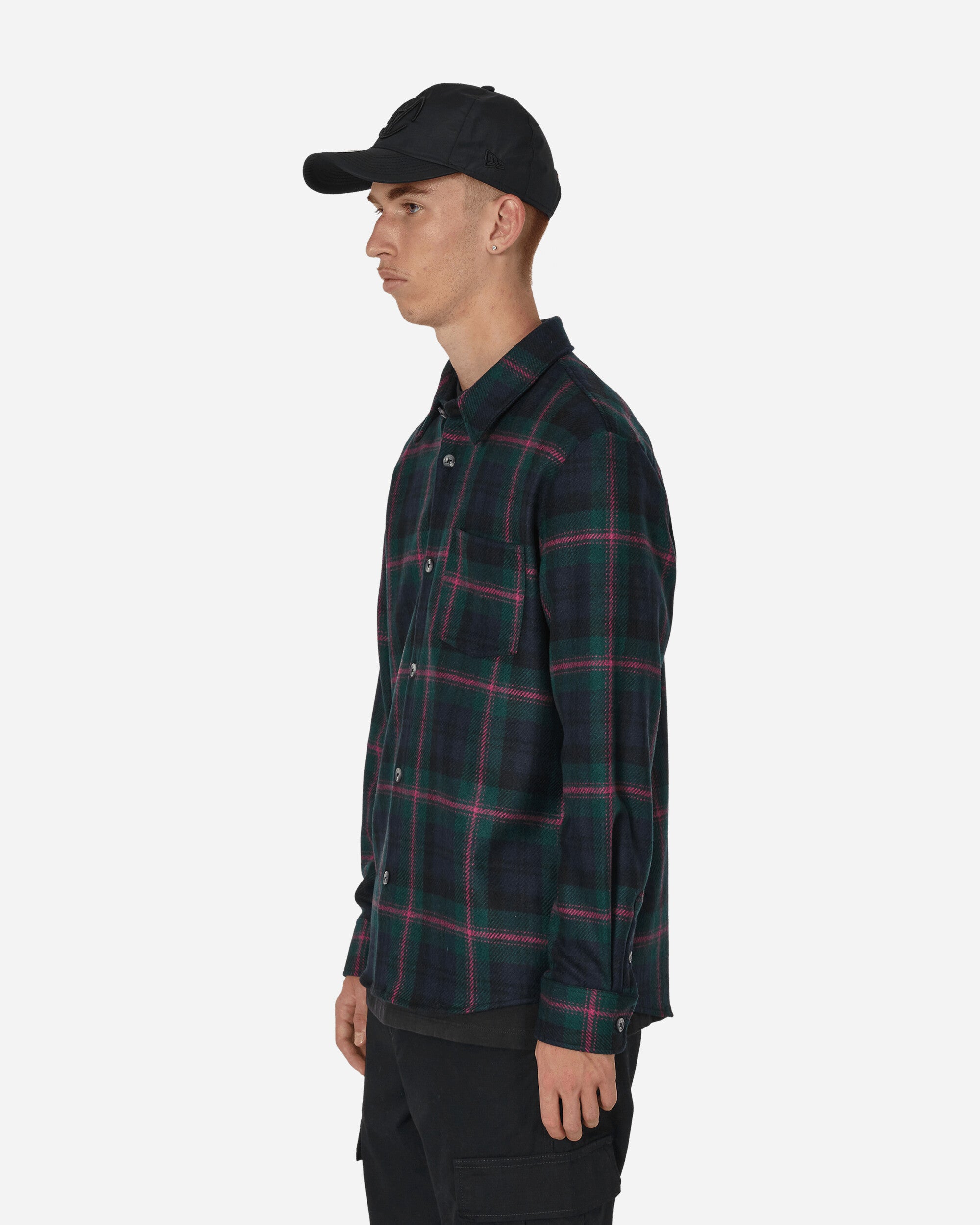 A.P.C. Surchemise New Valerian Dark Green Shirts Longsleeve Shirt WOAQU-H02764 KAF