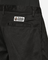 A Bathing Ape One Point Wide Fit Chino Black Shorts Short 1I30153021 BLACK