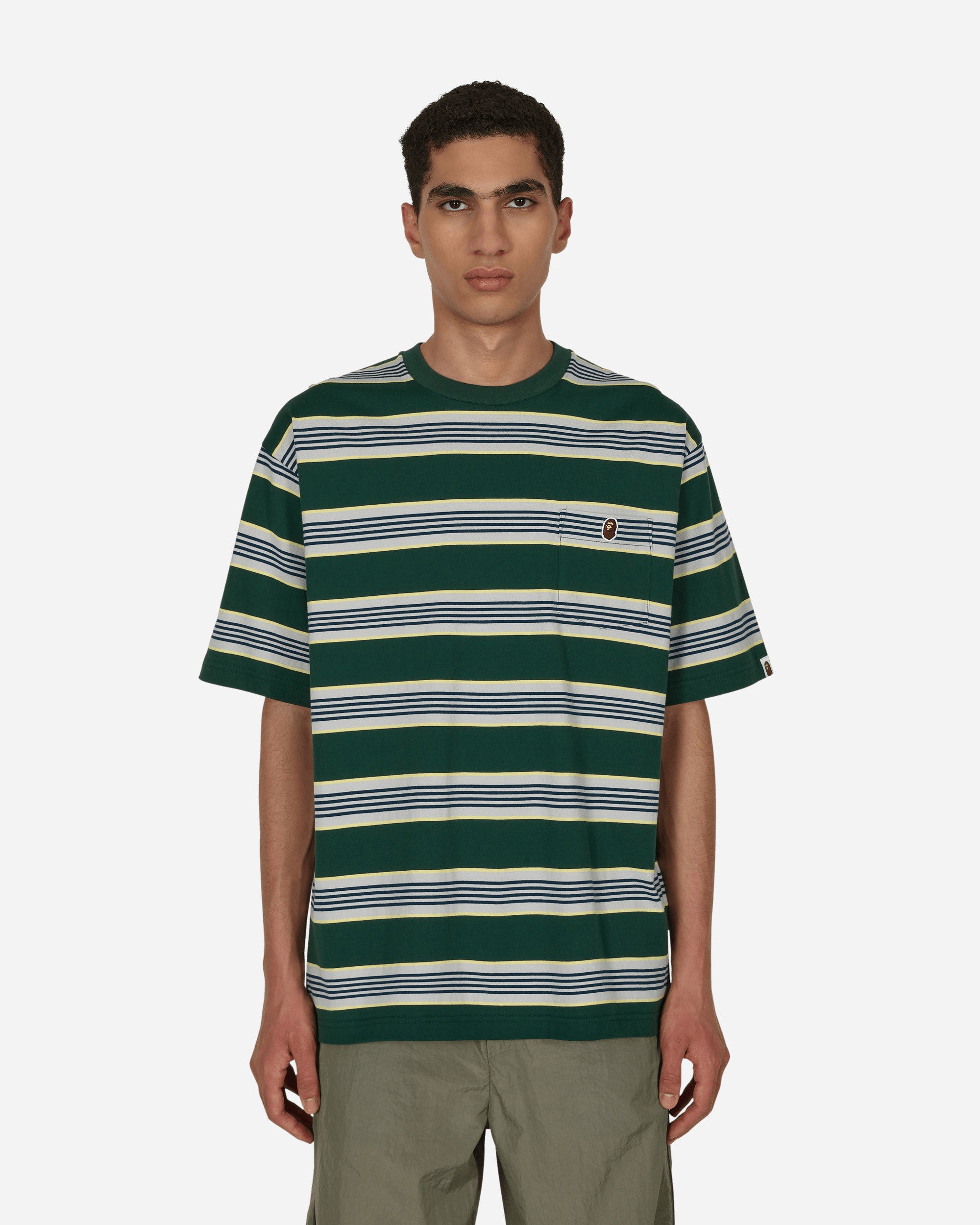 Hoop One Point Relaxed Fit T-Shirt Green