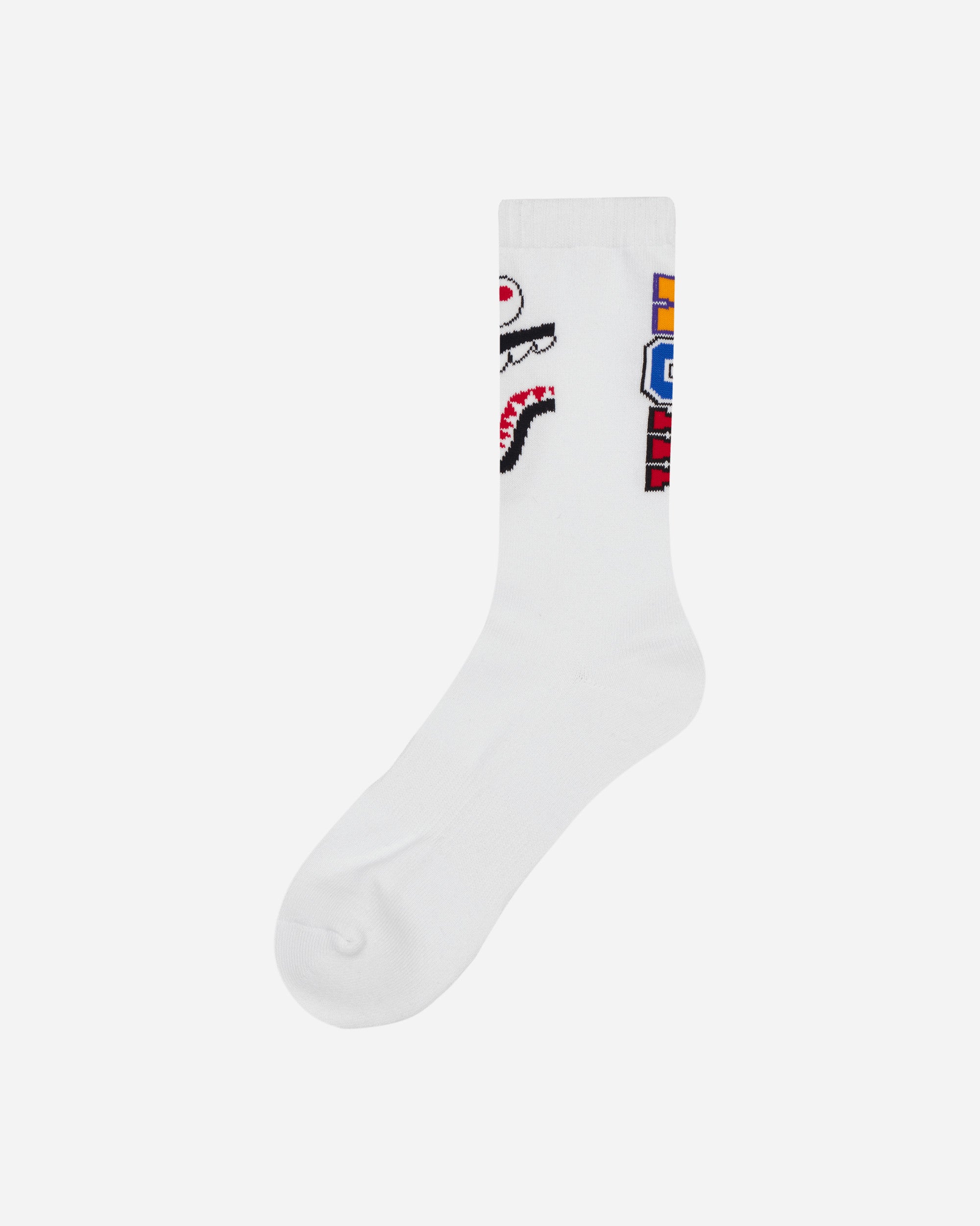 A Bathing Ape Shark White Underwear Socks 1I30184003 WHITE