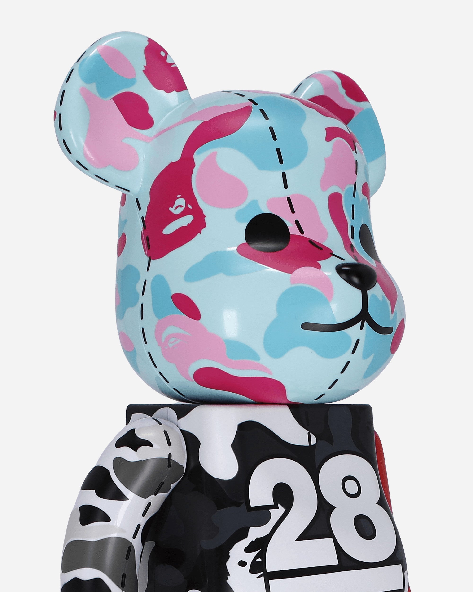 A Bathing Ape 28Th Anniversary Bearbrick Bape Camo 1000% Pink Homeware Toys 1H73182915 D