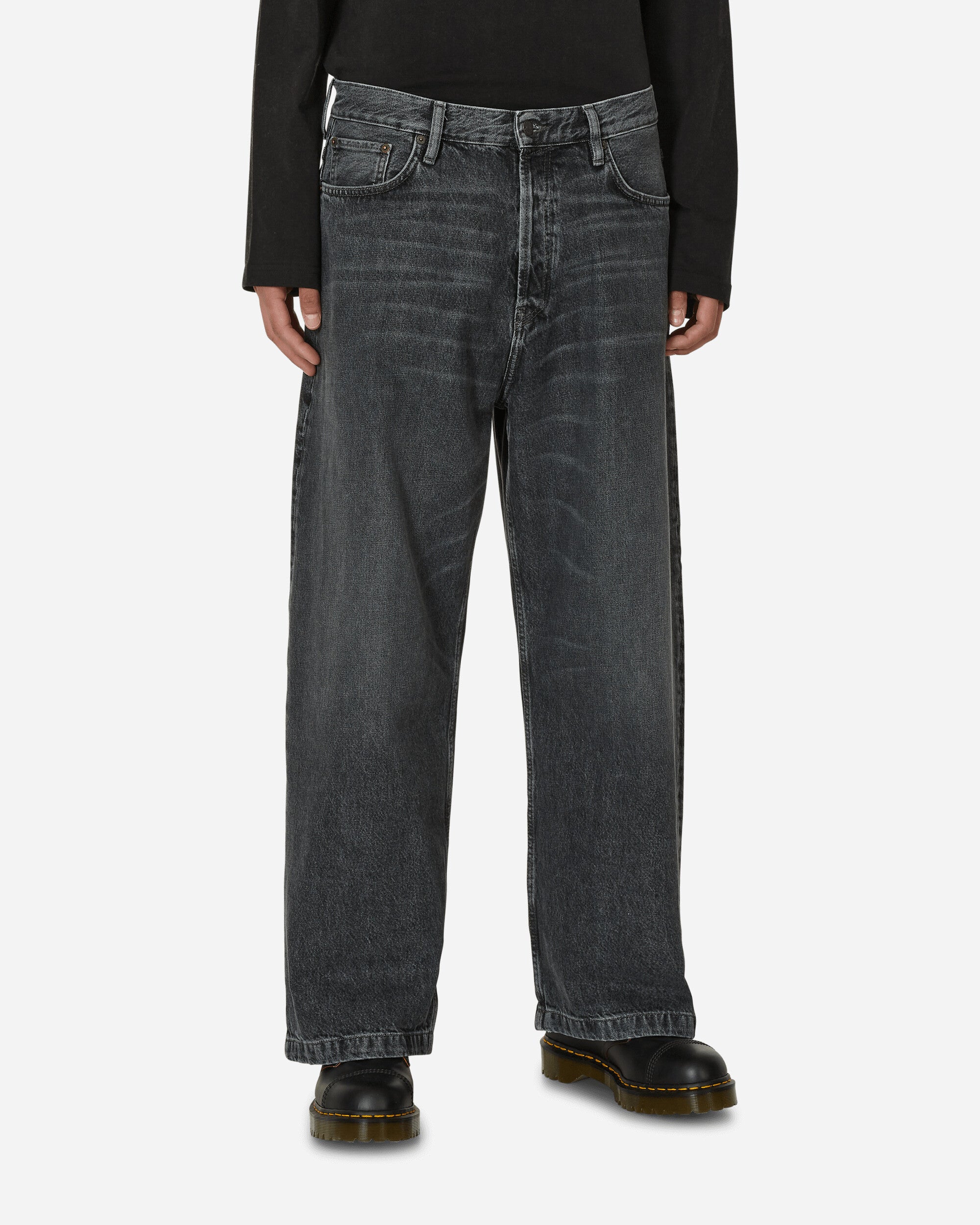 Acne Studios Acne Studios 1989 Ash Black Black Pants Denim B00322- 900