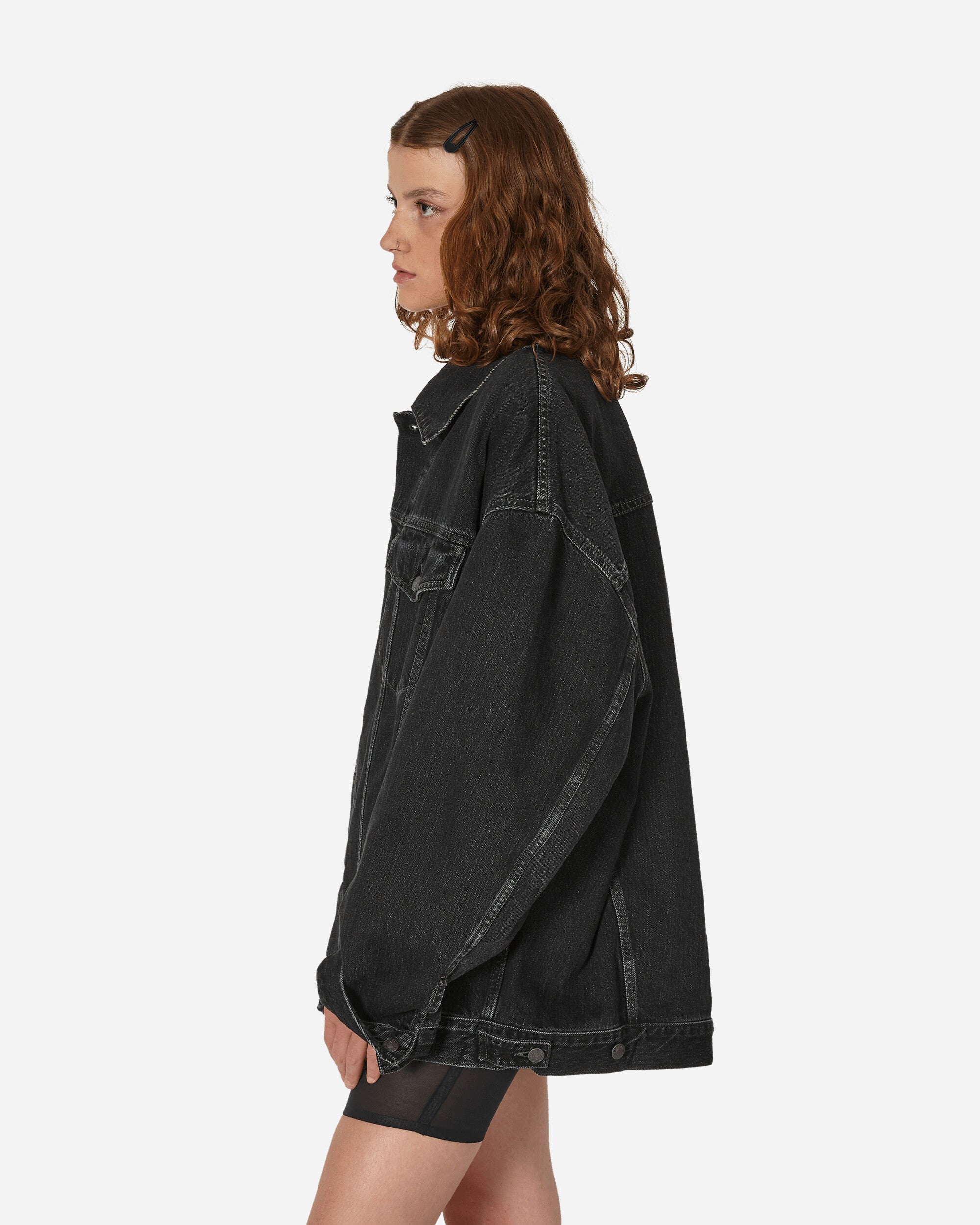 Acne Studios Jacket Fn-Ux-Outw000018 Black Coats and Jackets Denim Jackets C90095- 900