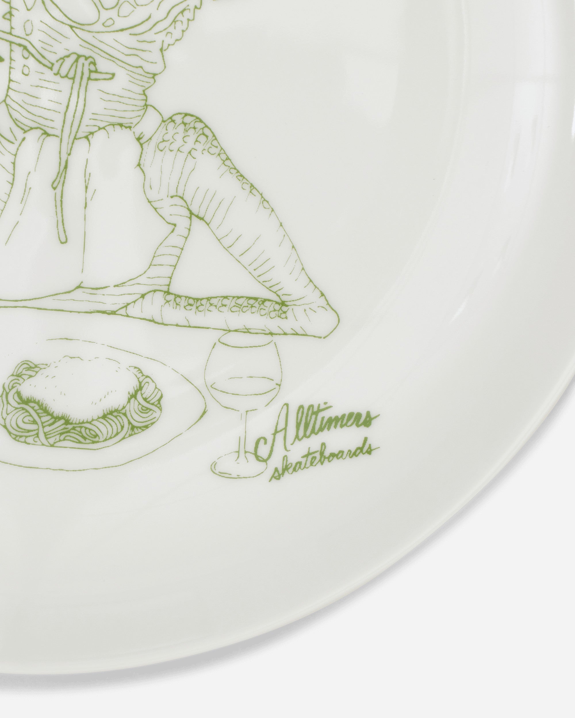 Alltimers Forever Fancy Plate White Homeware Design Items PN1739 001