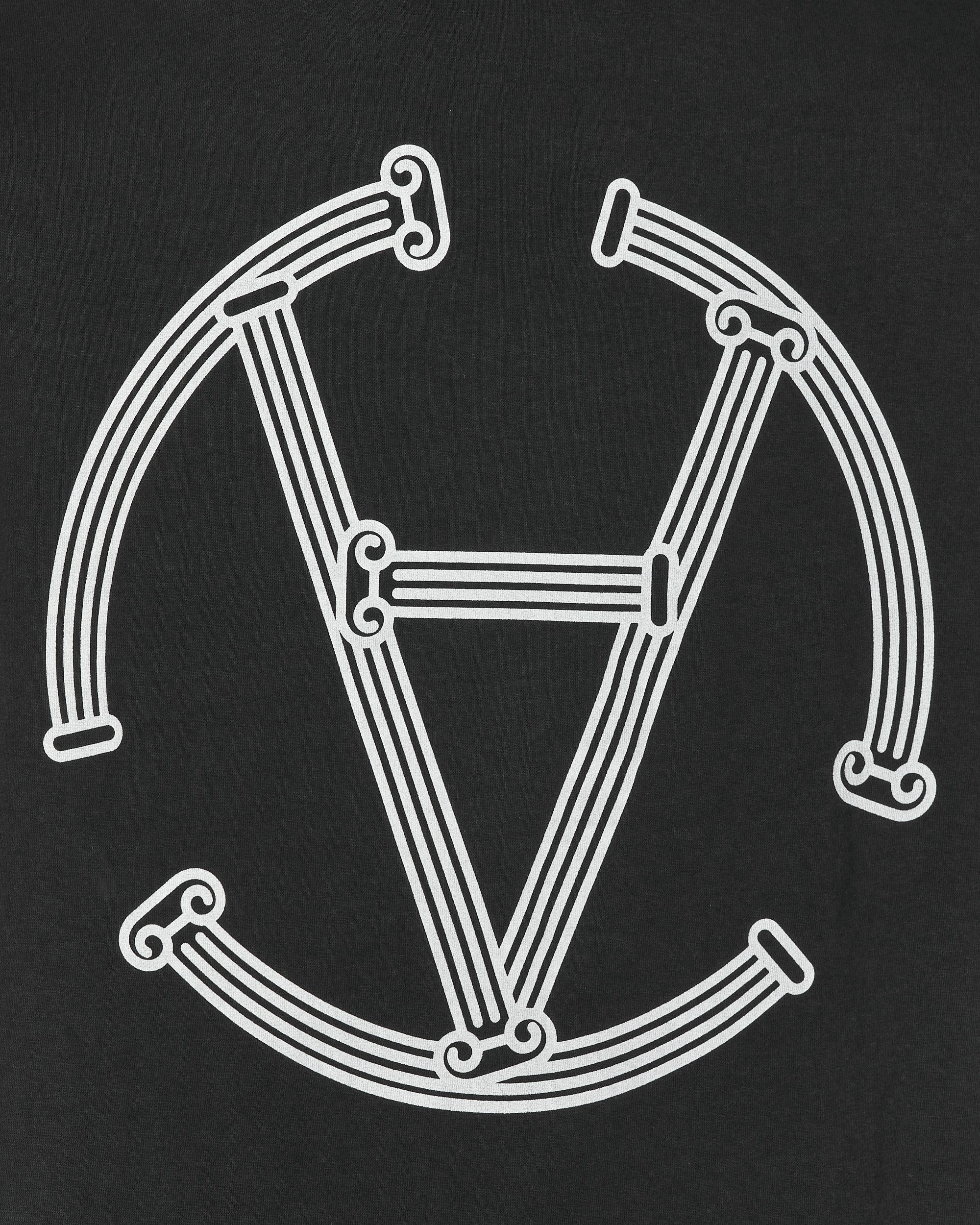 Aries Column Circle LS Tee Black T-Shirts Longsleeve OOAR68020 002