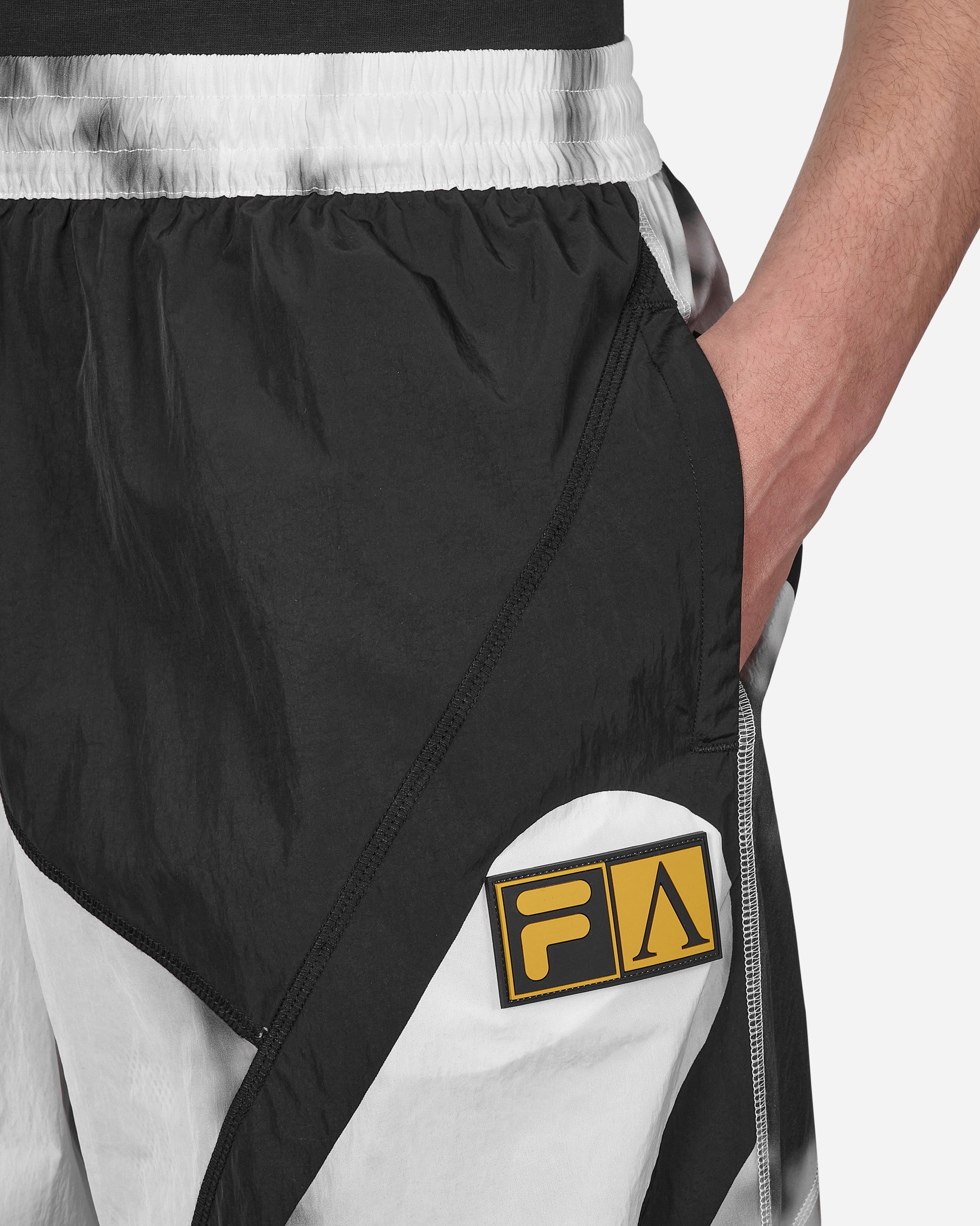 Aries Flag Logo Windcheater Pant Black Pants Trousers FIAR30001 BLK
