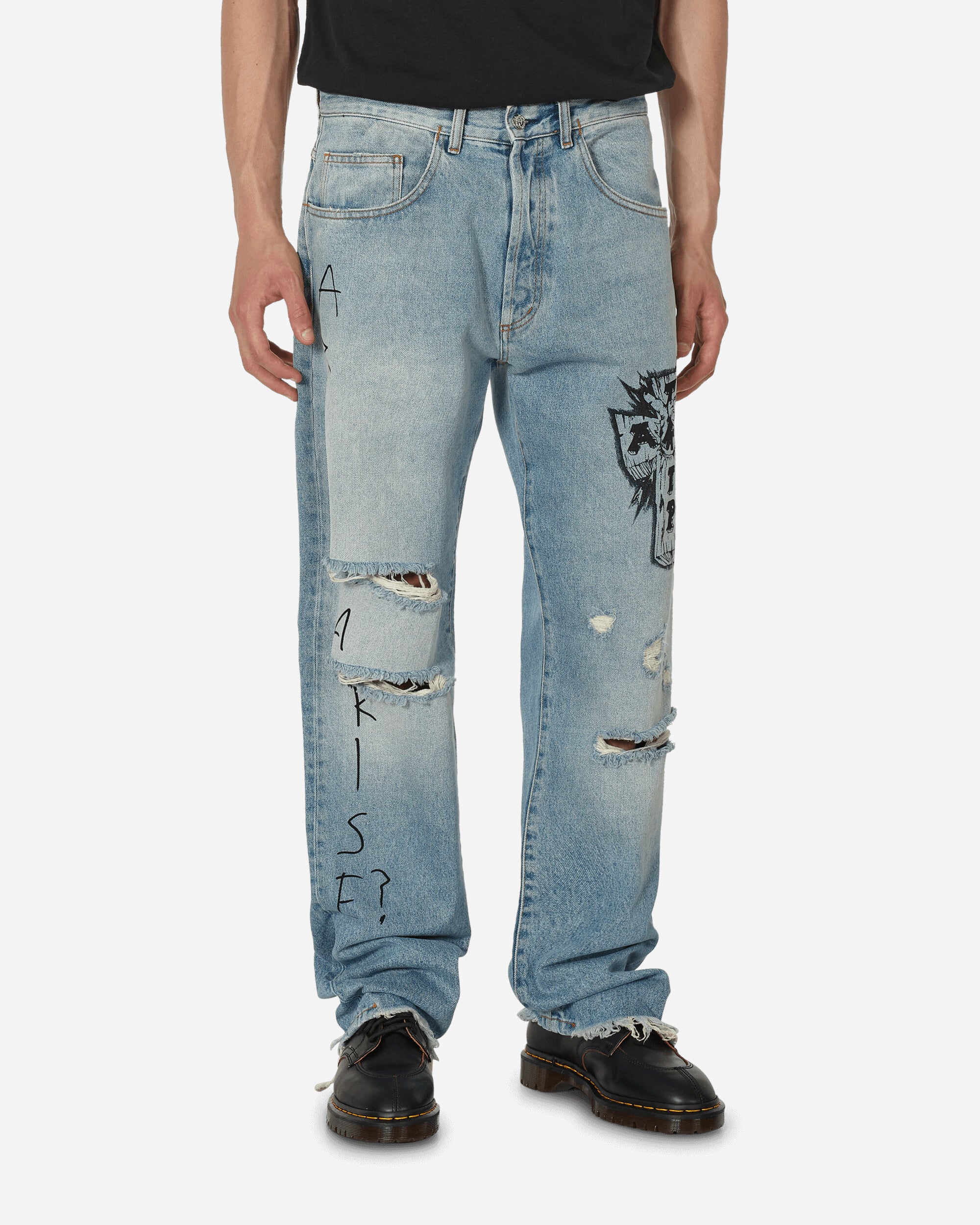 Metal Trip Batten Jeans Blue