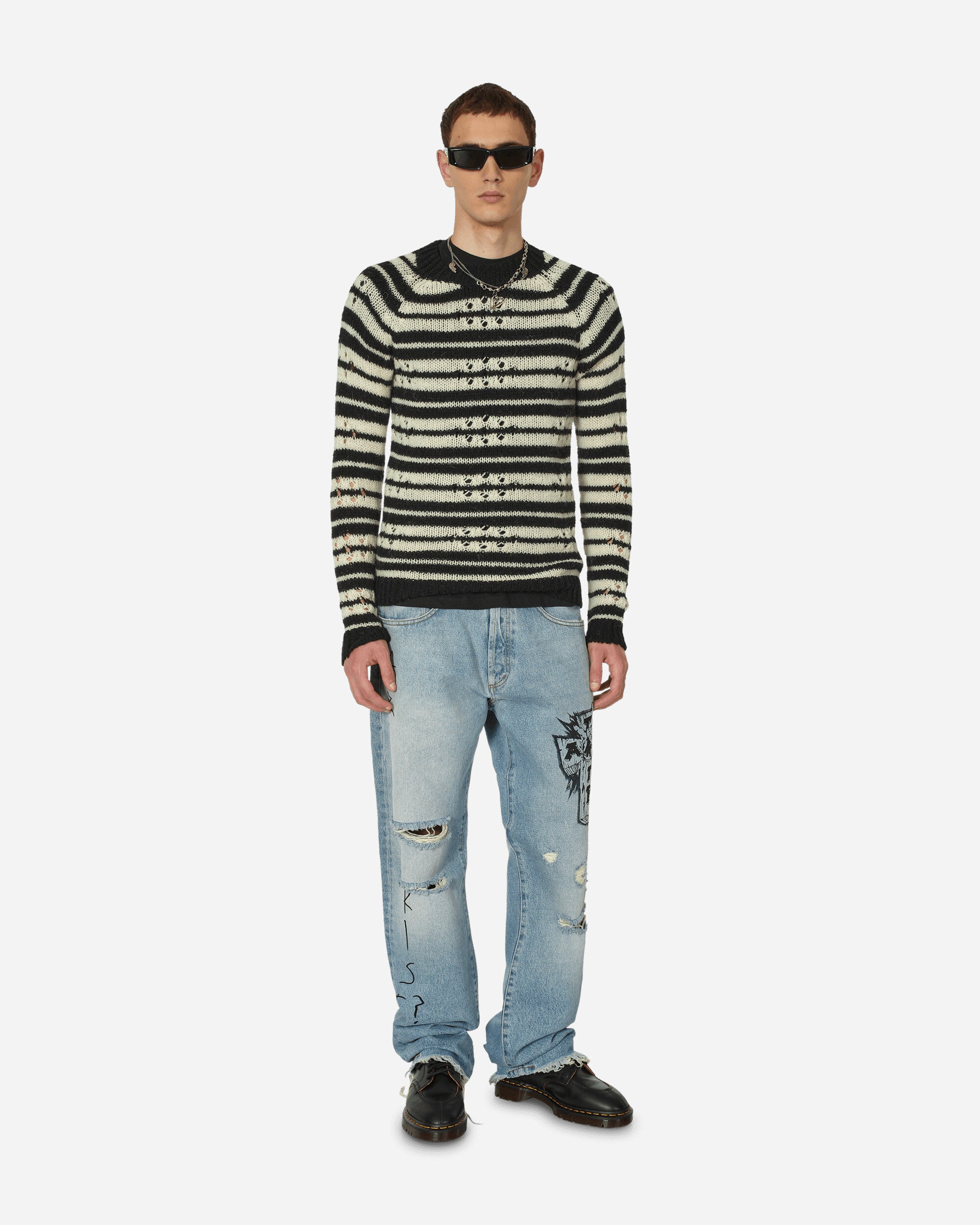 Metal Trip Batten Jeans Blue