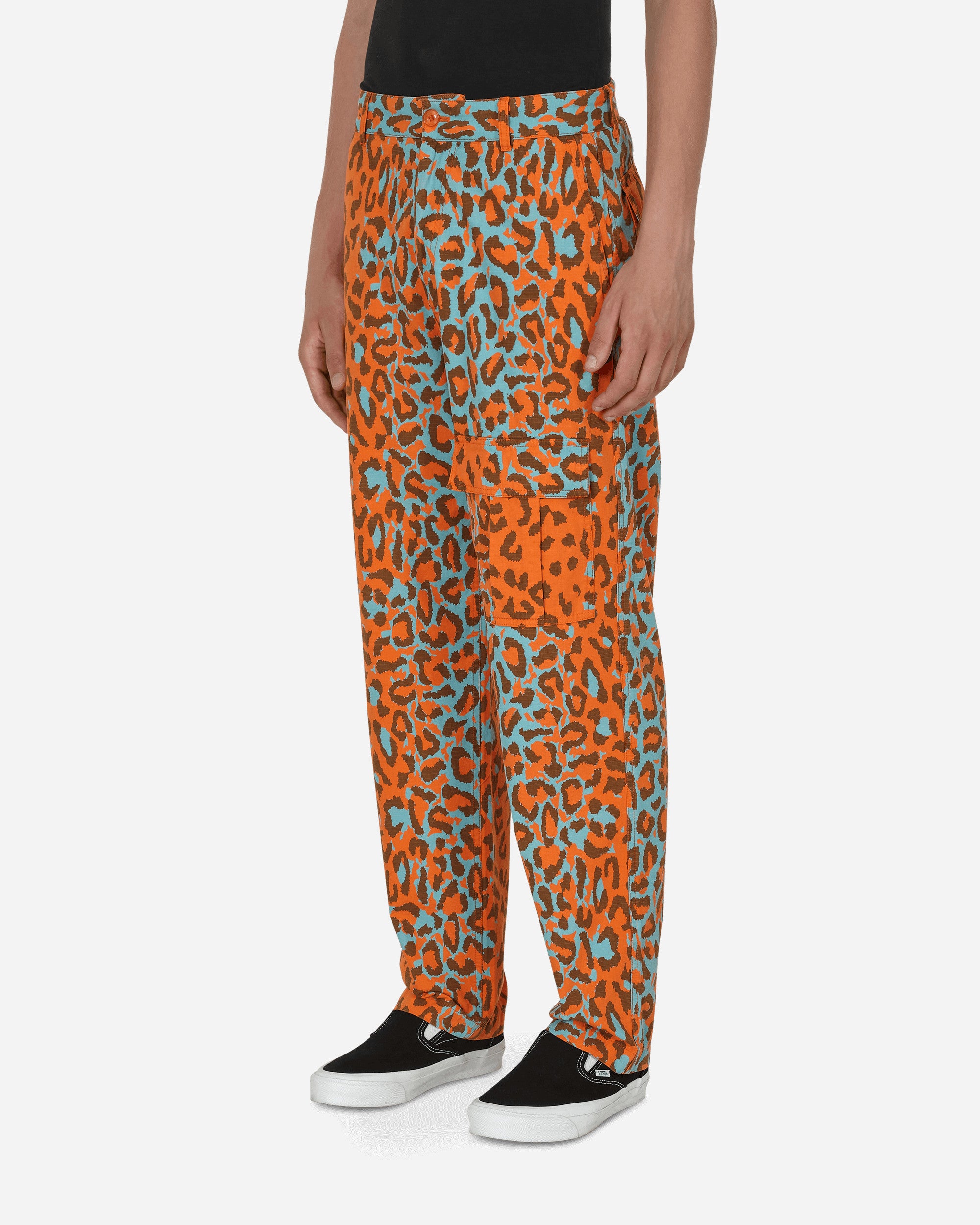 Awake NY Military Cargo Pant Printed Leopard Pants Cargo AWK-SP22-PA001 PRINTEDLEOPARD