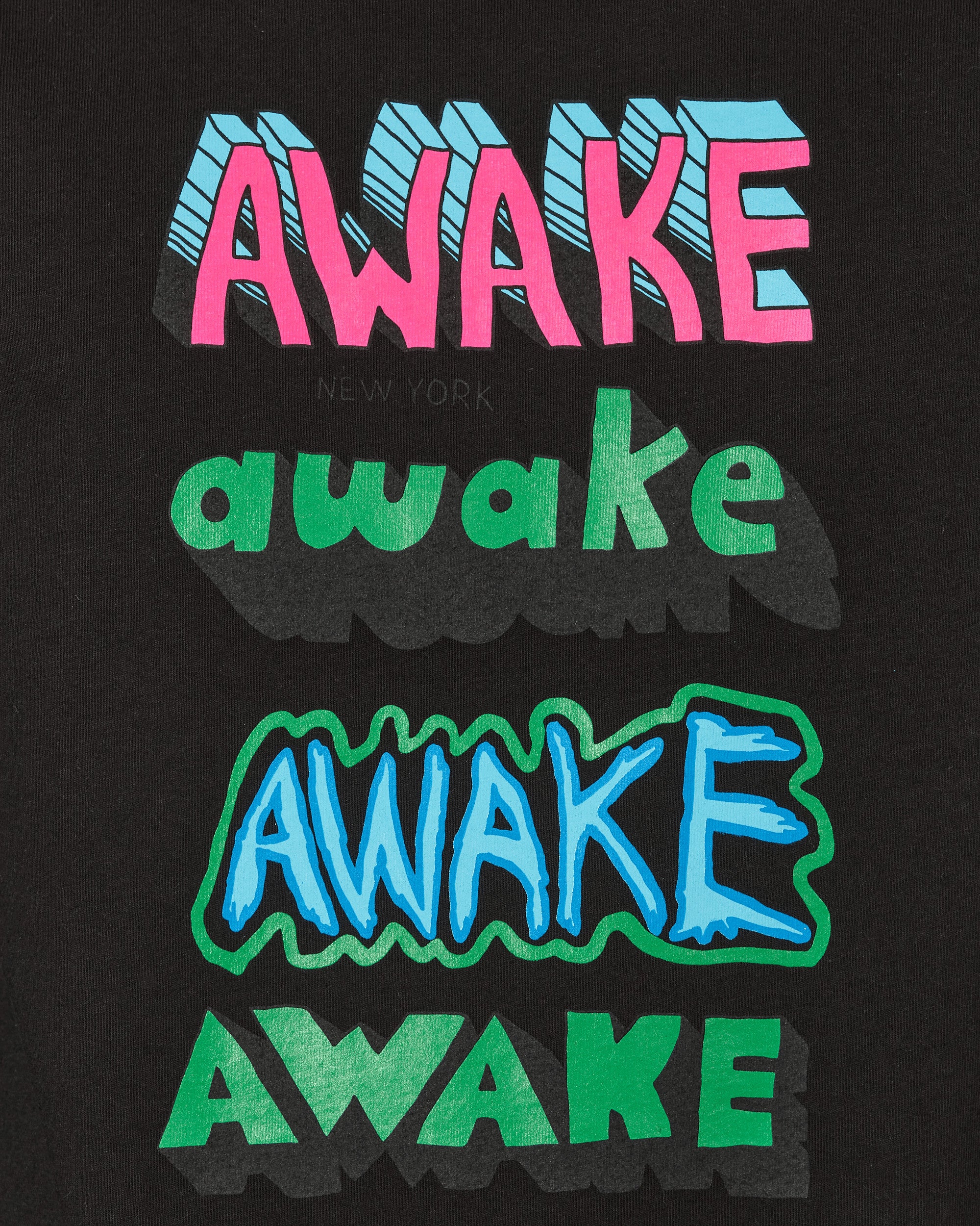 Awake NY Stefan Meier X Awake Ny Printed Long Sleeve Black Shirts Longsleeve Shirt AWK-FW22-TS004 BLA