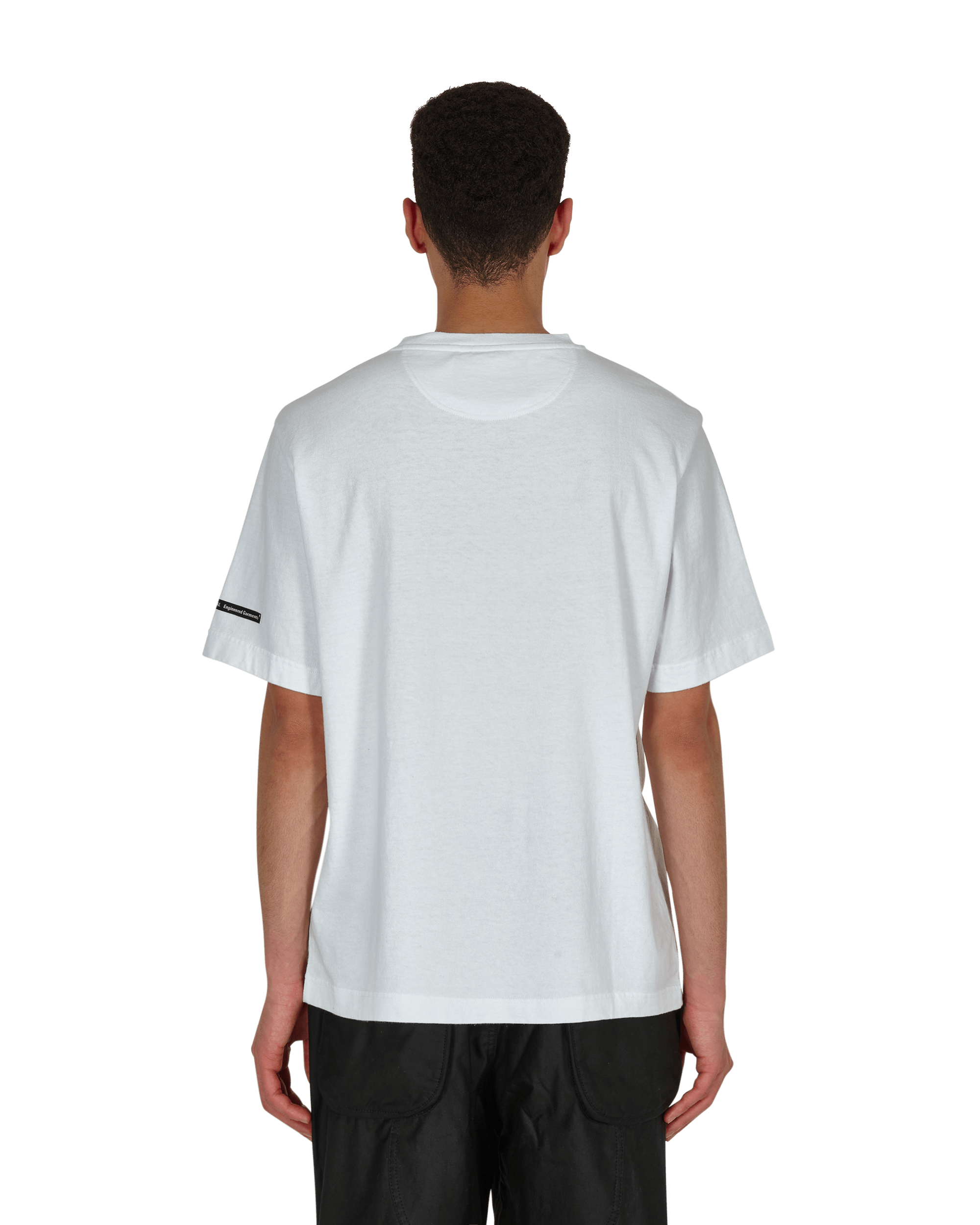 Barbour International Engineered Garment White T-Shirts Shortsleeve 212MMTS0889 WH11