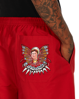 Bode Monarch Rugby Red Shorts Sweatshorts MR23PA08N002 600