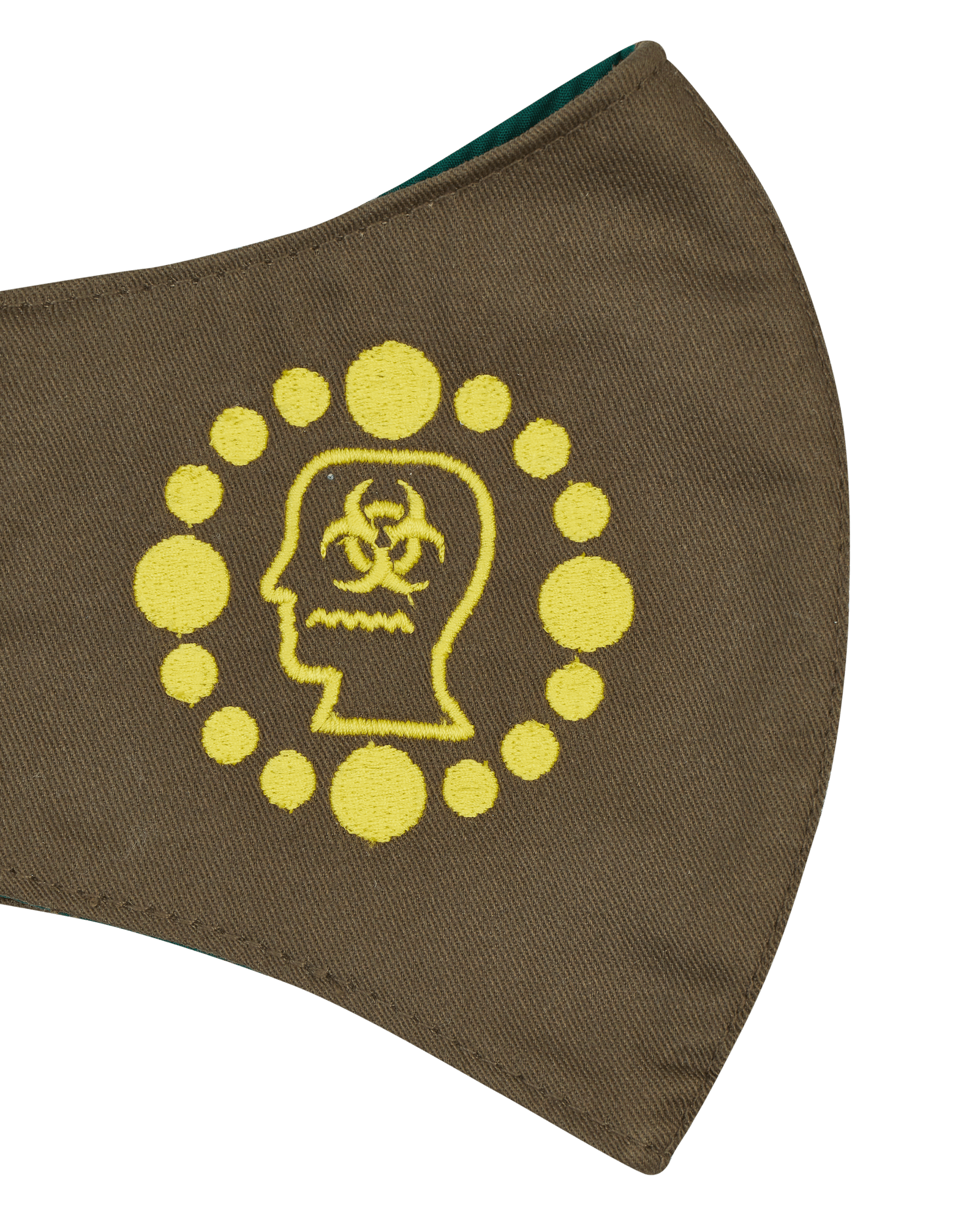 Brain Dead Embroidered Face Protection Garment Green Hats Balaclavas BDP21A39001982 GR01