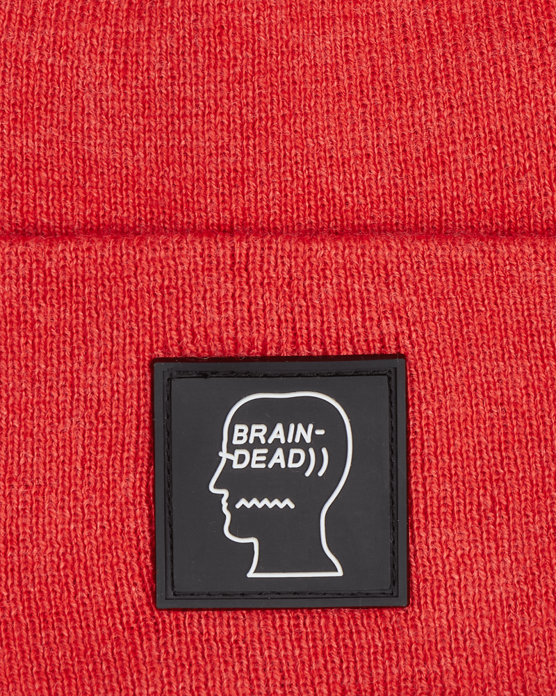 Brain Dead Logo Head Terracotta Hats Beanies BDF21H04001918 OR02