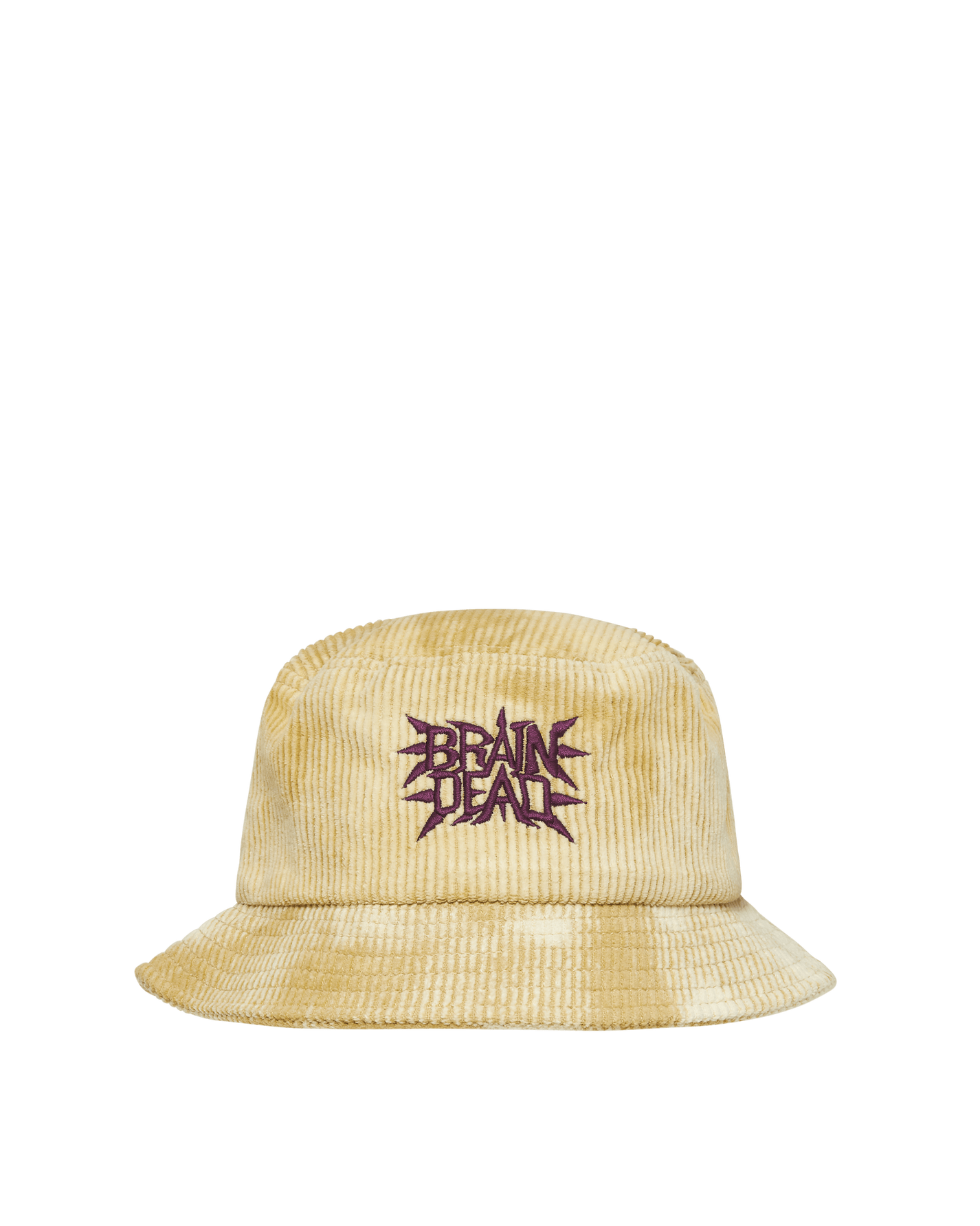 Brain Dead Spikey Bleached Gold Hats Caps BDF21H02001917 YL05