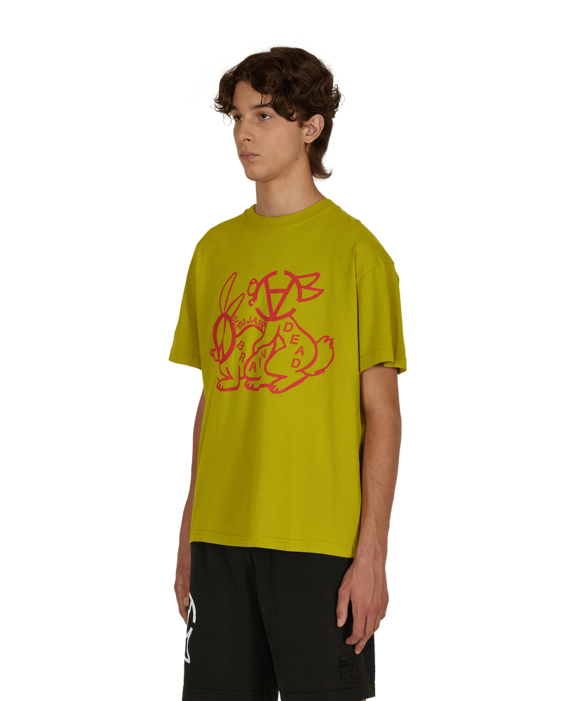 Brain Dead Anarchy Bunny Love Moss T-Shirts Shortsleeve BDSJBUNNYLOVETEE 002