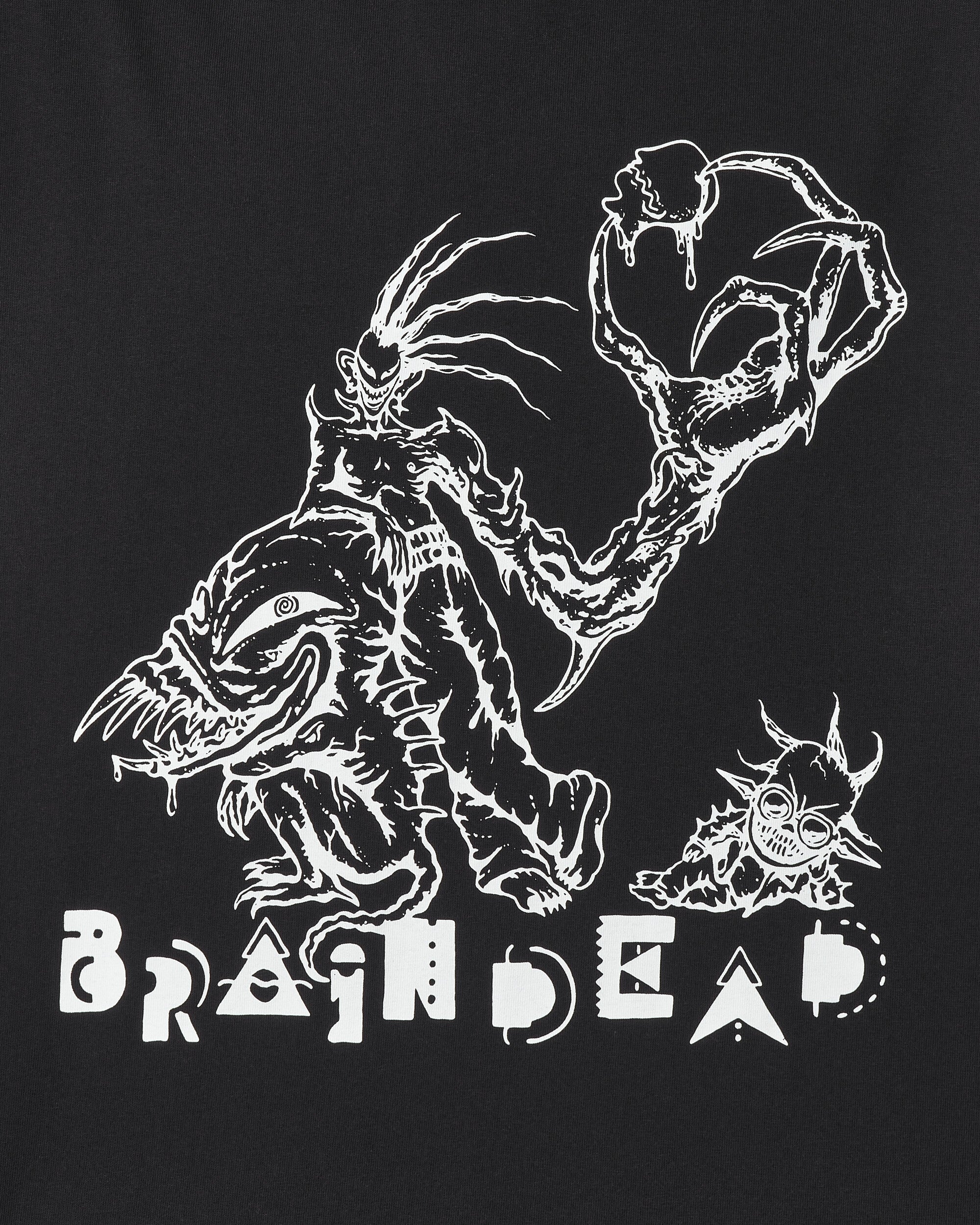 Brain Dead Monster Mash T-Shirt Black T-Shirts Shortsleeve BDP23T00002870 BK01