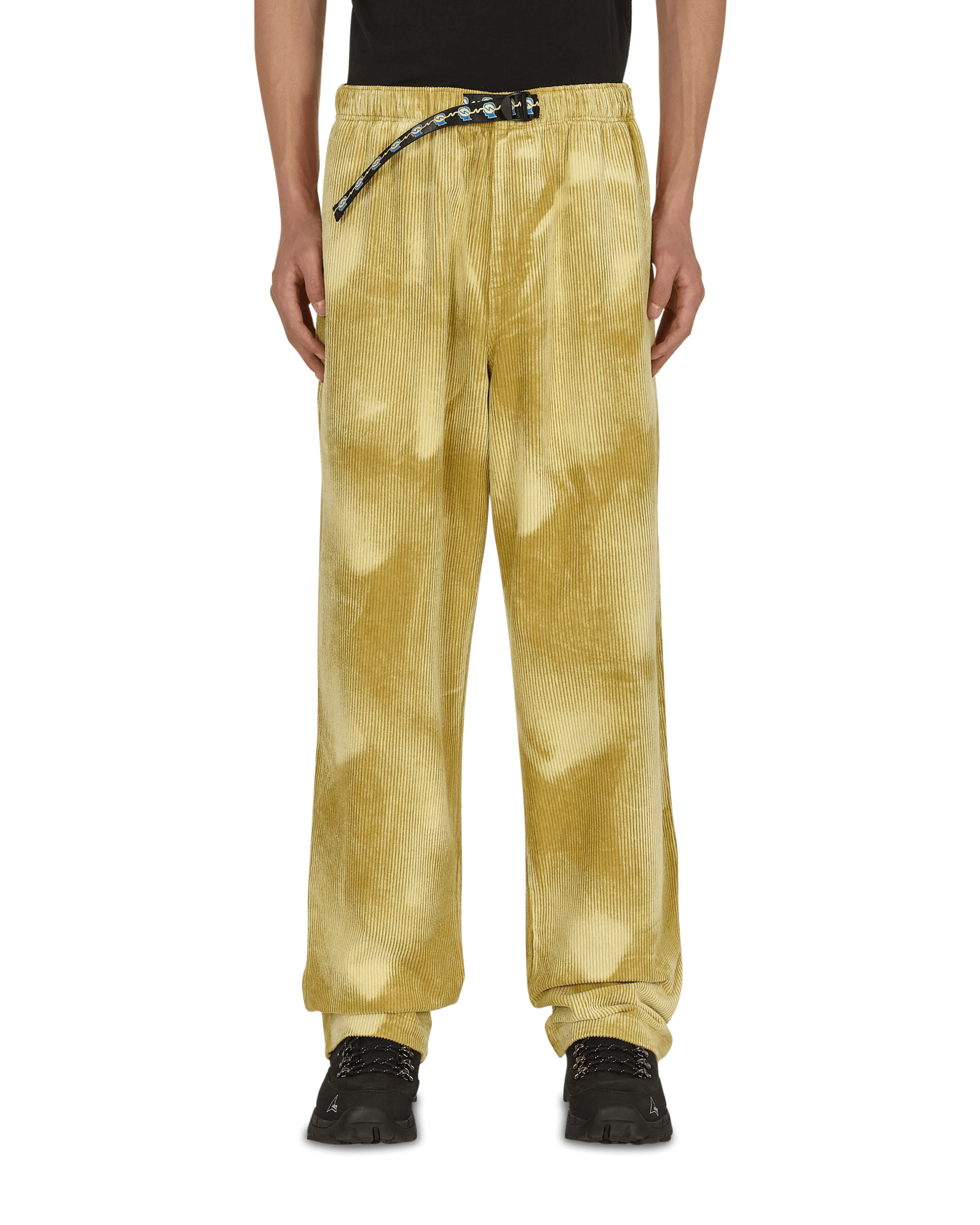 Brain Dead Bleached Cord Climber Gold Pants Trousers BDF21B11001845 YL05