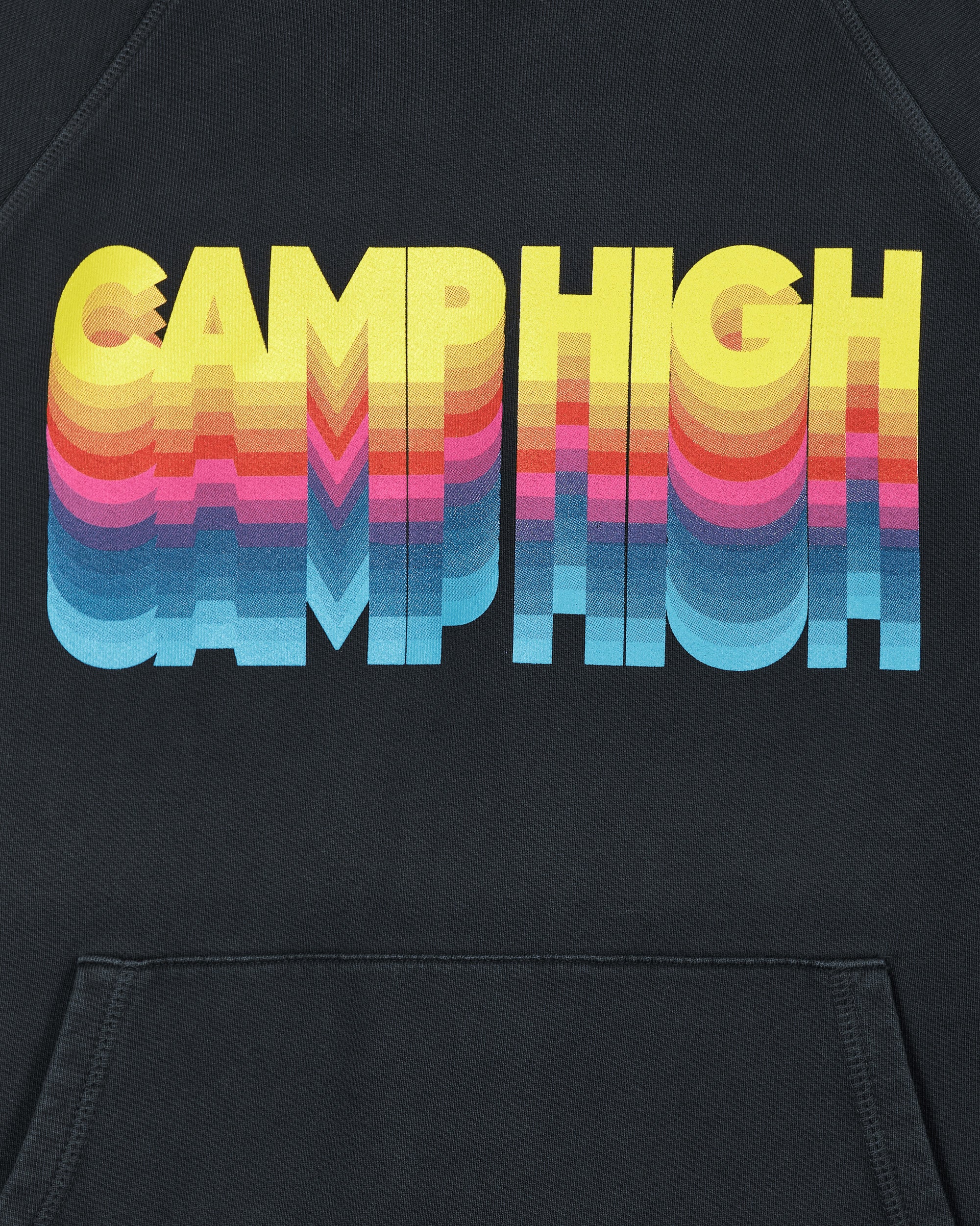 Camp High High Vibrations Hoody Vintage Black Sweatshirts Hoodies CHVIBHOOD VINTAGEBLACK