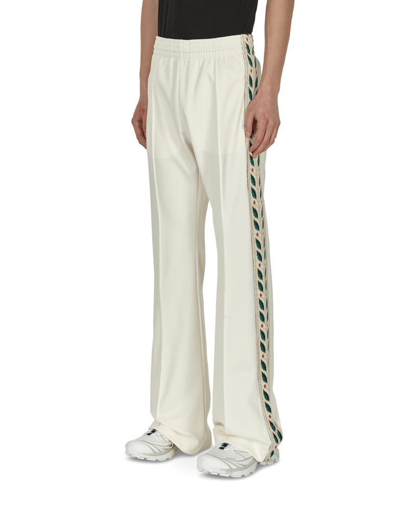 Casablanca Pleated Off White Pants Trousers MF21-TR-042 001