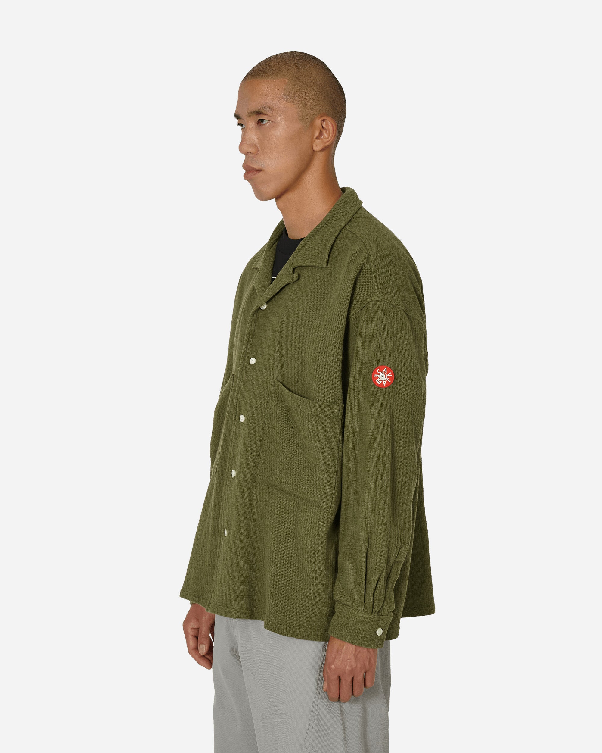 Cav Empt Cl Open Shirt Green Shirts Longsleeve Shirt CES24SH06 001