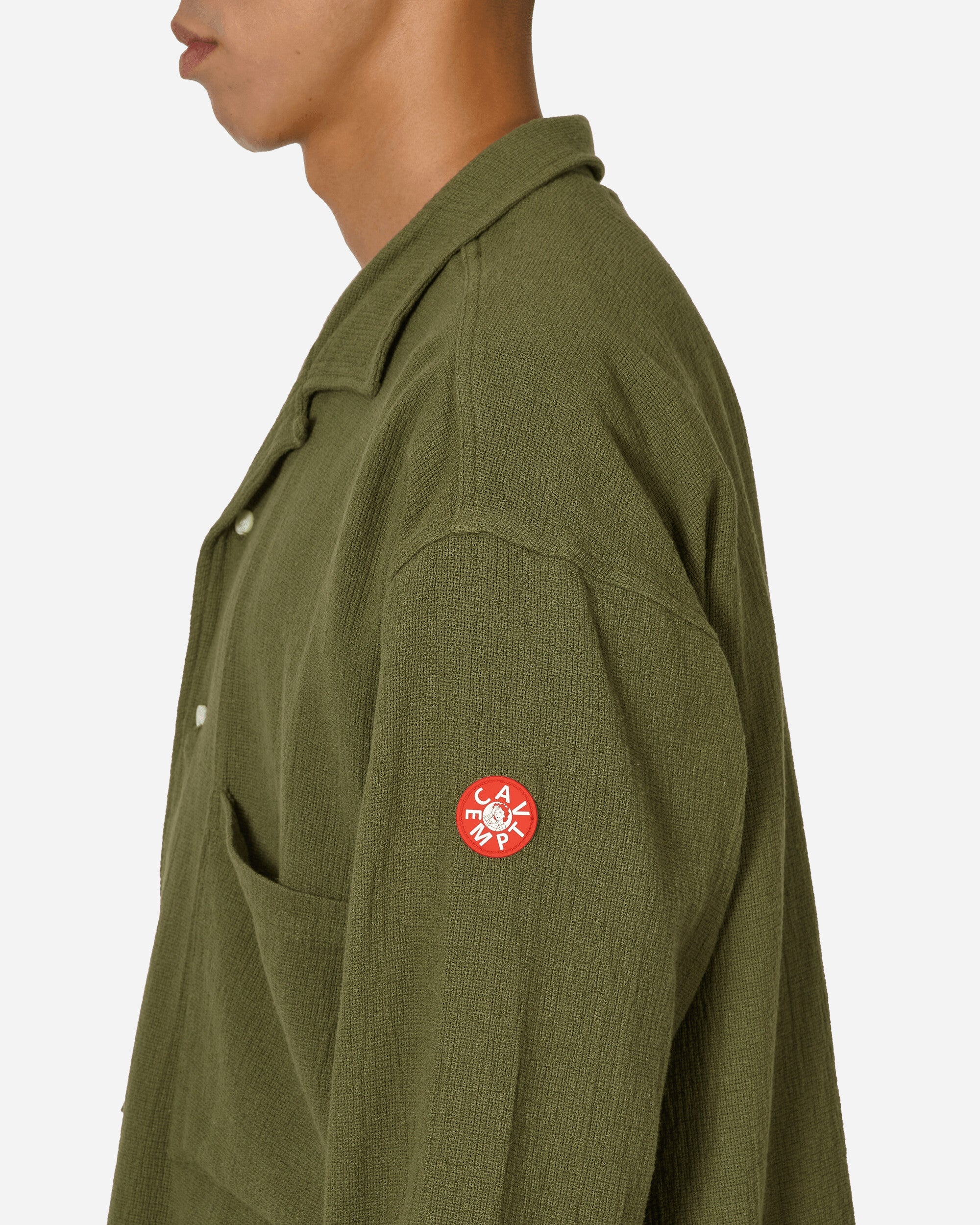 Cav Empt Cl Open Shirt Green Shirts Longsleeve Shirt CES24SH06 001
