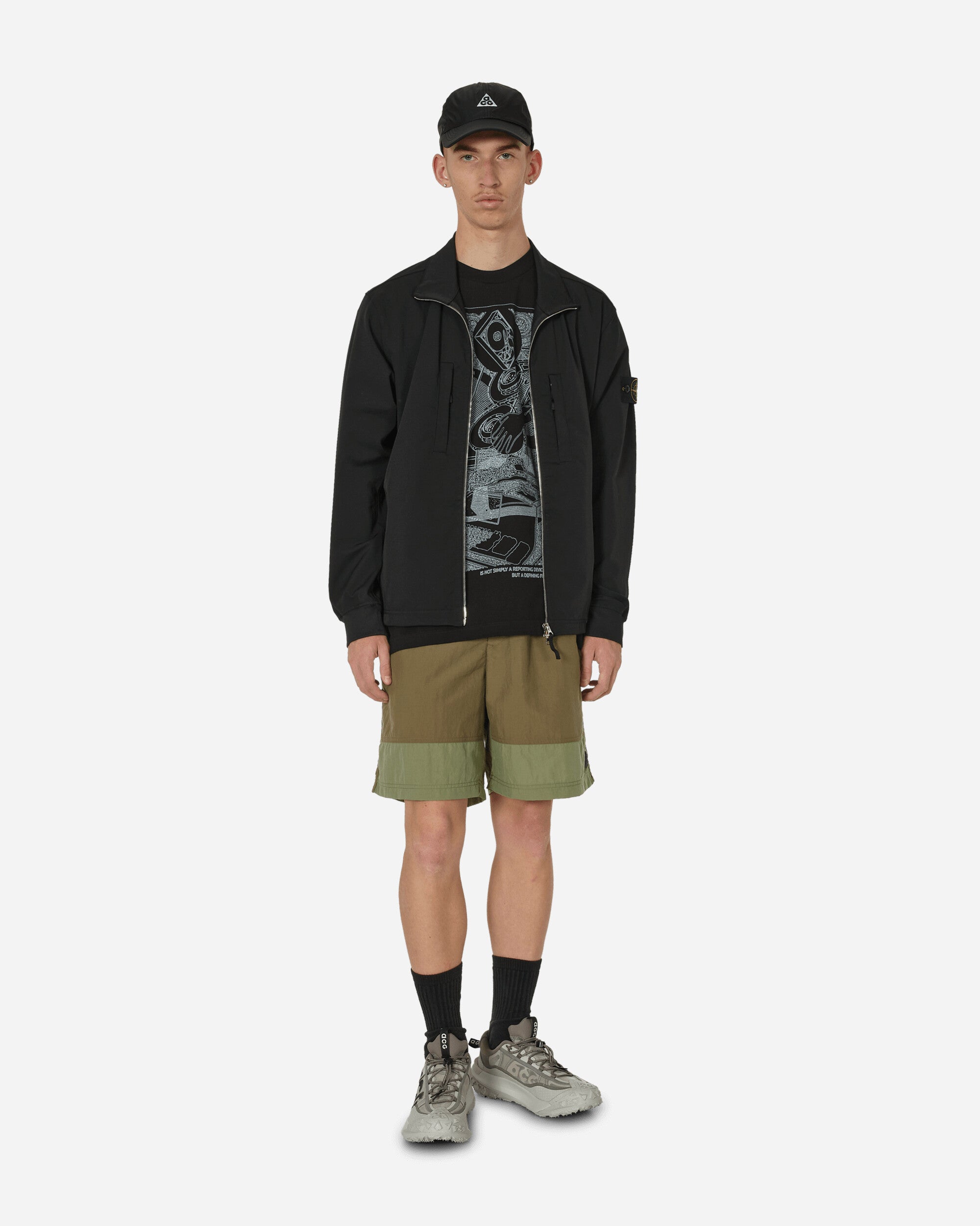 FRN Nylon Shorts Green