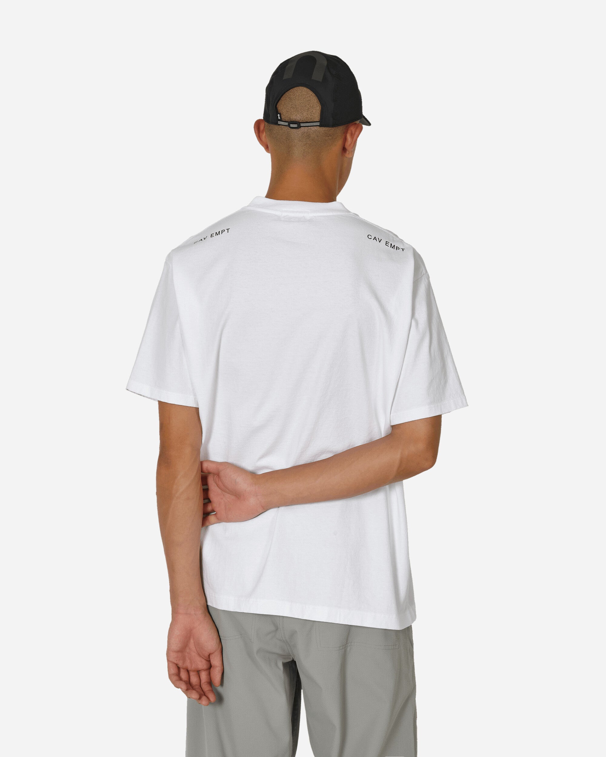 Cav Empt Triple Plus E T White Black-White T-Shirts Shortsleeve CES24T07 001