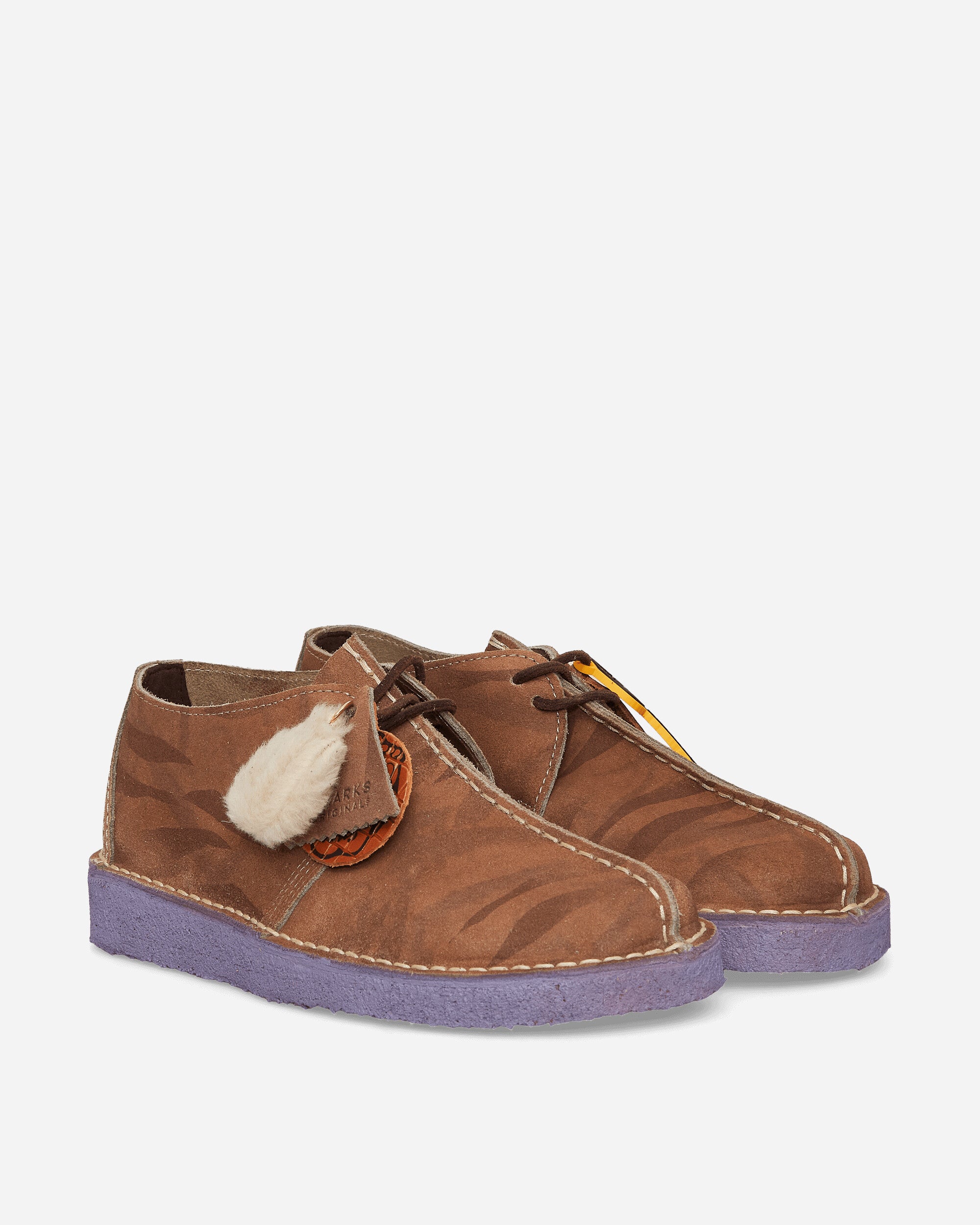 Clarks Originals Desert Trek X Aries Brown Classic Shoes Laced Up 26173125W BROWN