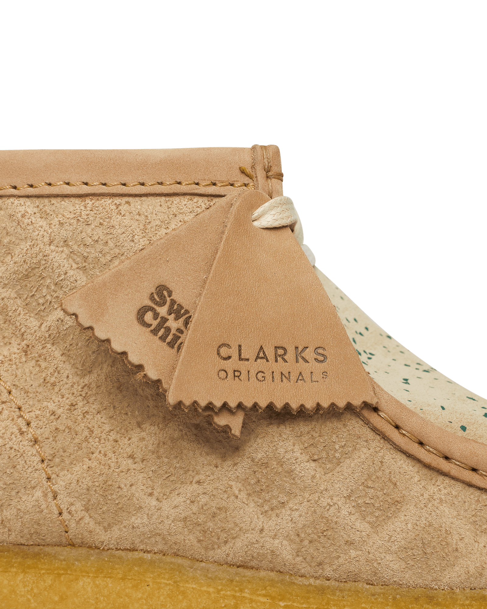 Clarks Originals Wallabee Boot Natural Green Boots Mid 26163444 001