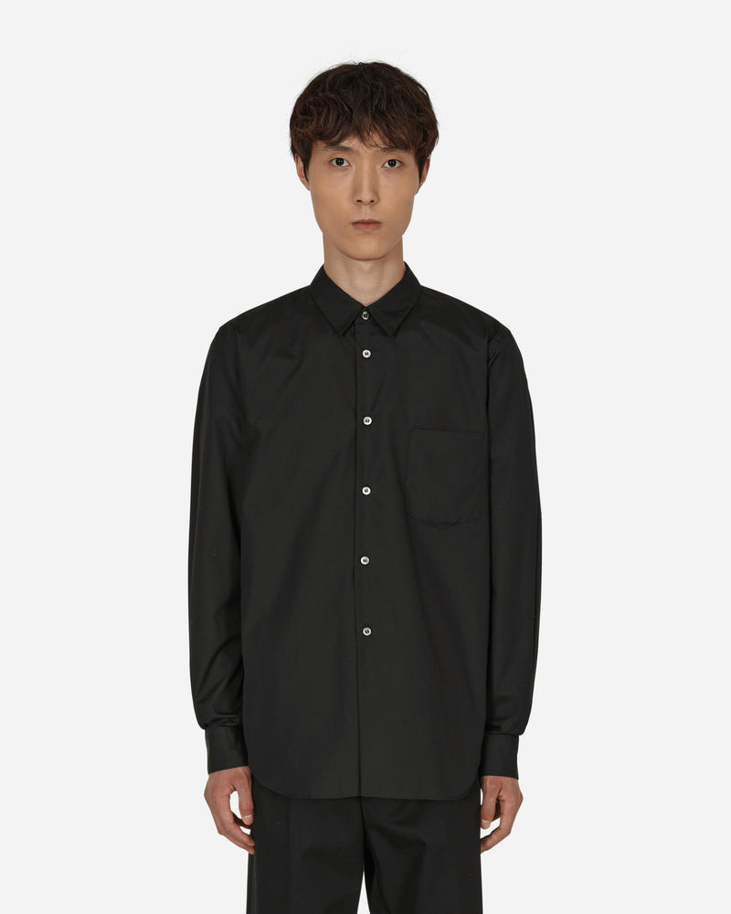 Comme Des Garçons Black Blouse Black Black Shirts Longsleeve 1I-B004-S22 1